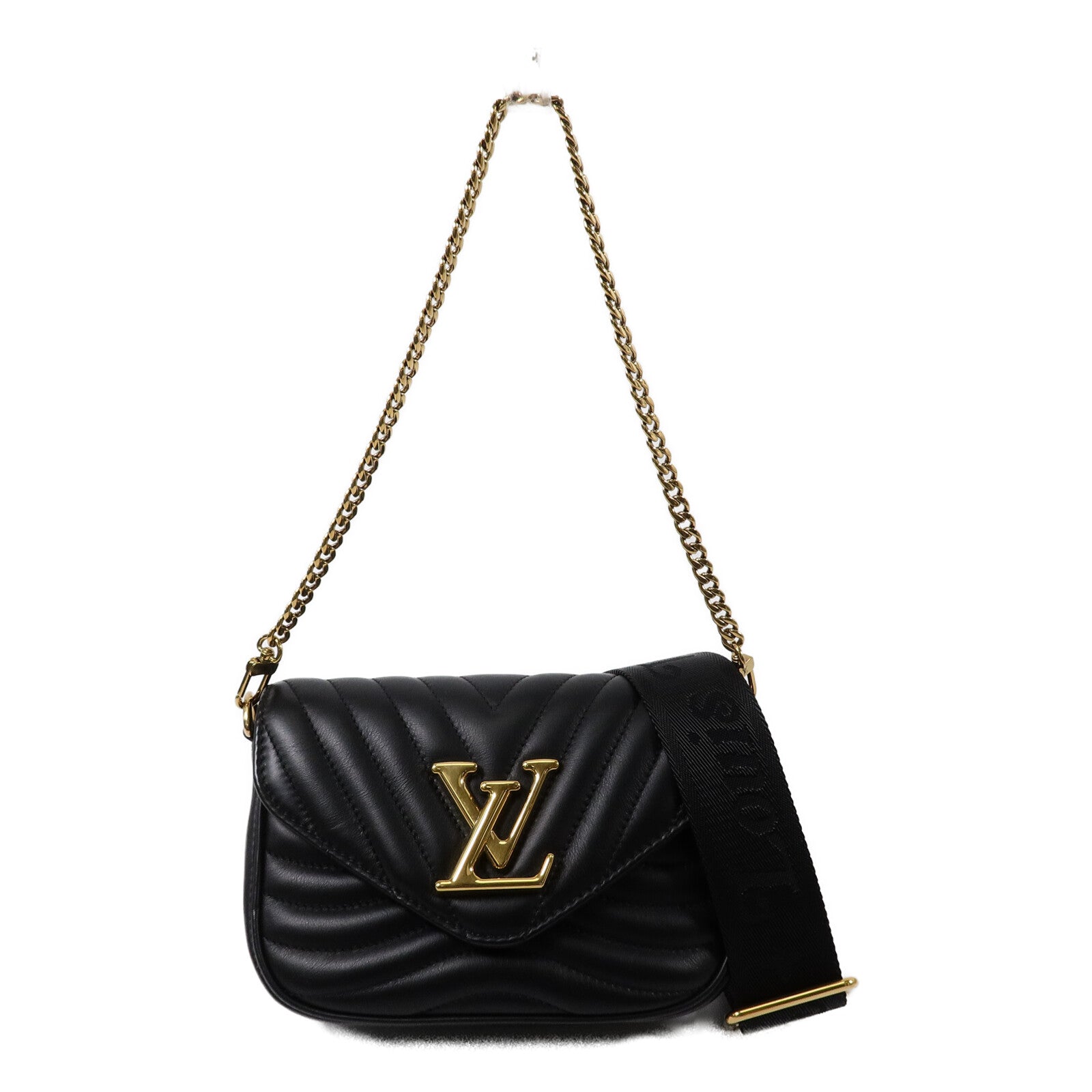 LOUIS VUITTON 牛皮皮革New Wave Multi Pochette手挽肩背兩用袋