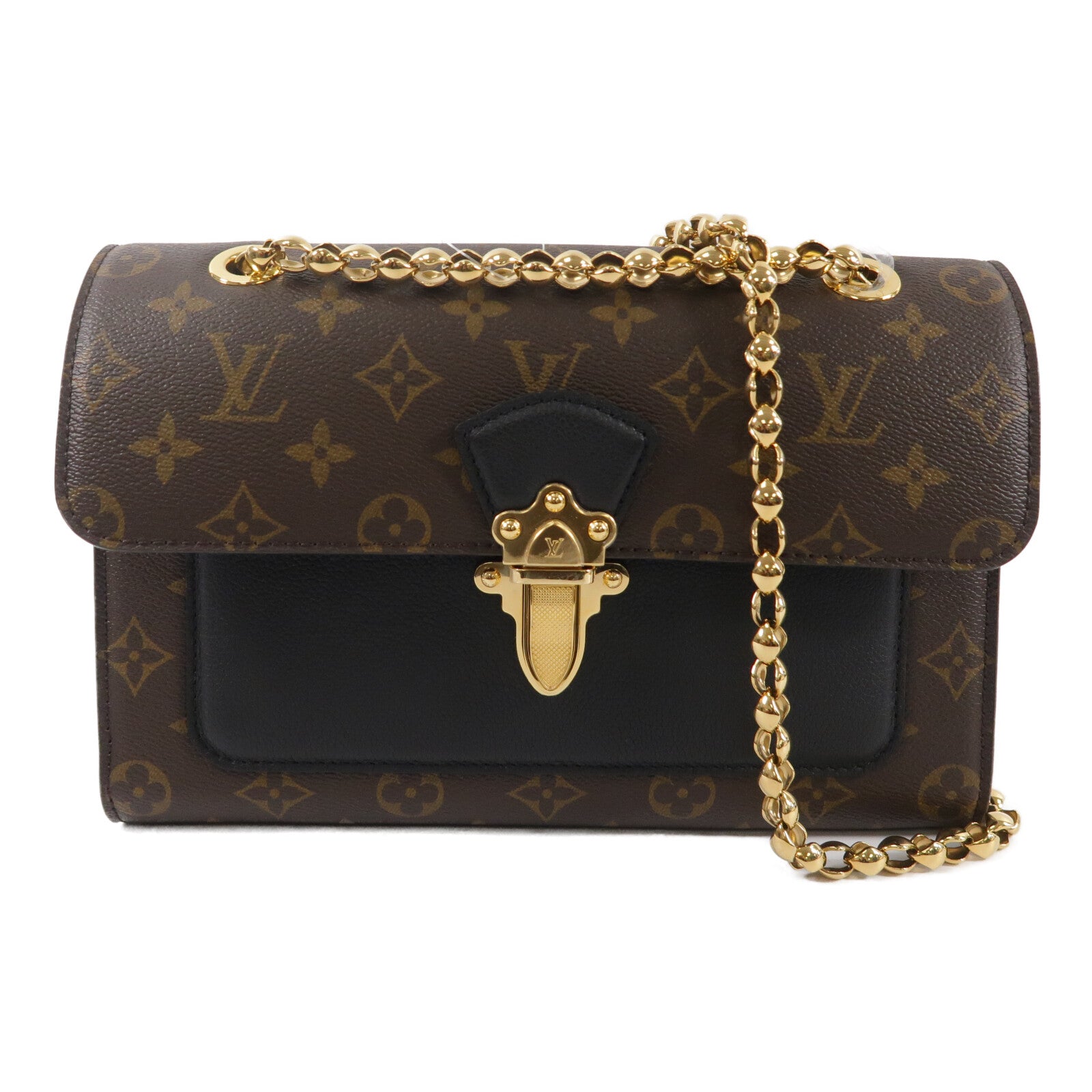 LOUIS VUITTON Monogram Victoire鏈帶肩背袋