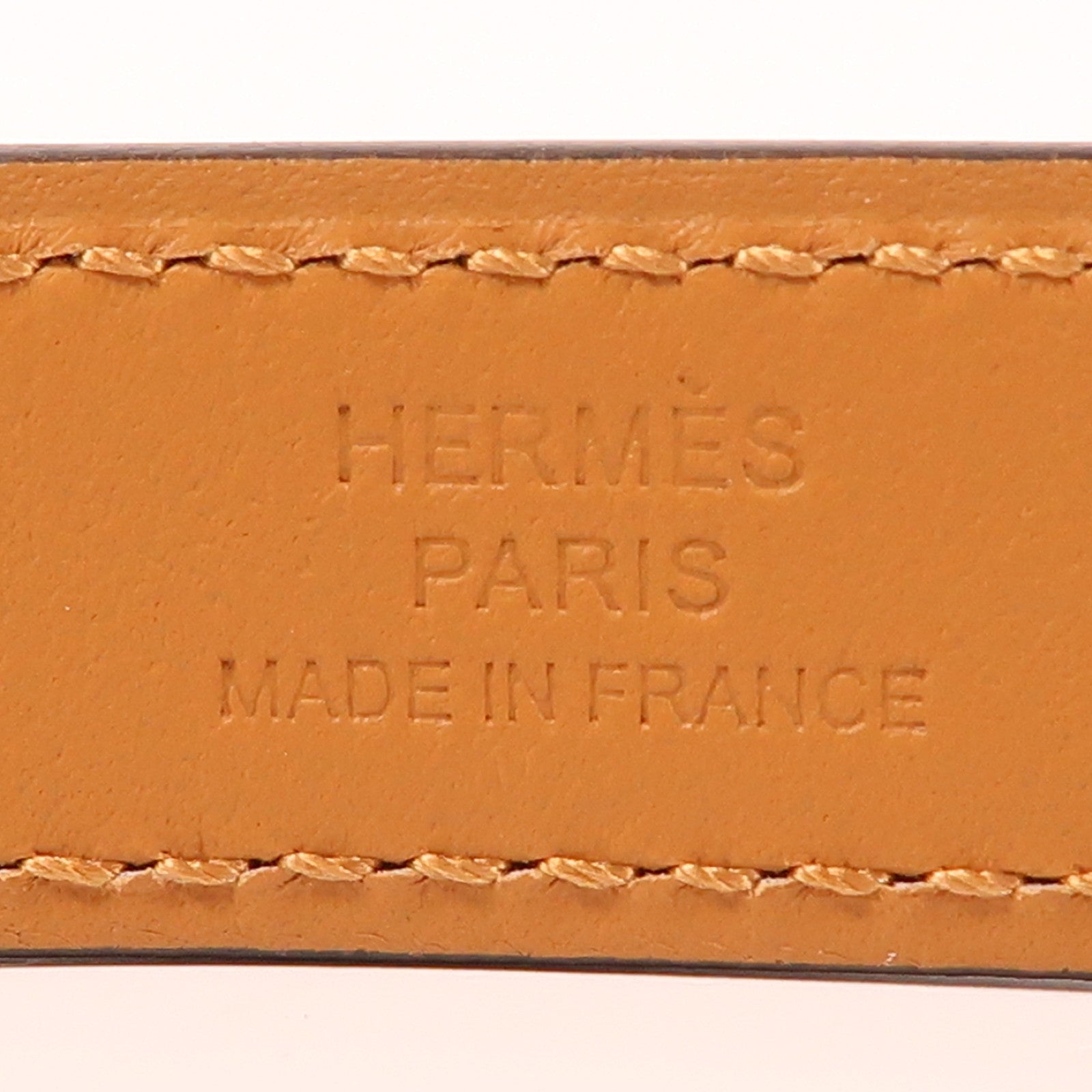 HERMES Epsom皮革Kelly 18 Belt銀扣皮帶Mauve Sylvestre粉紅色