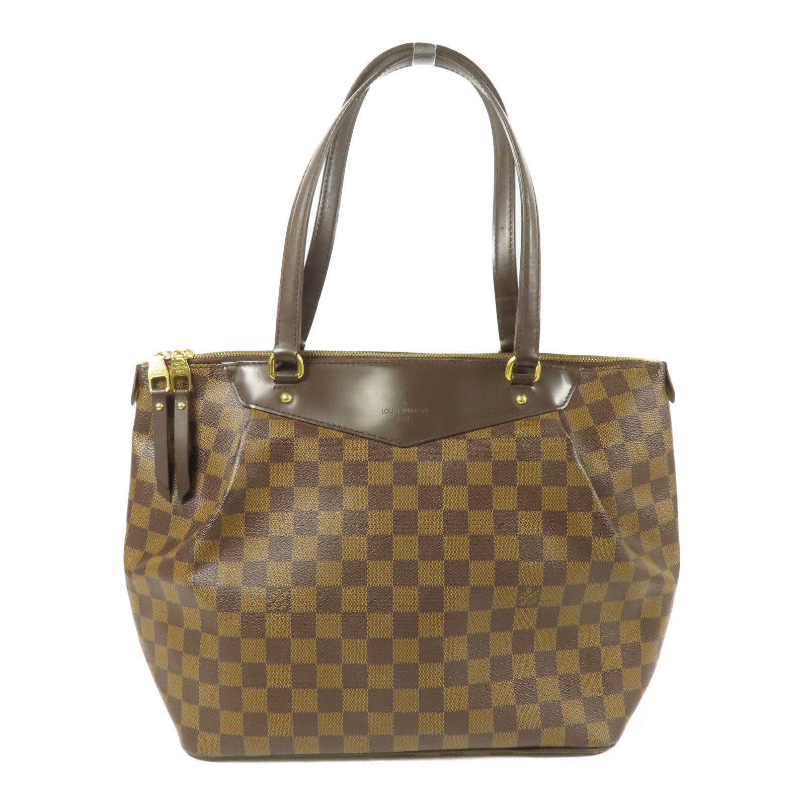 LOUIS VUITTON Damier Westminster GM金扣肩背袋