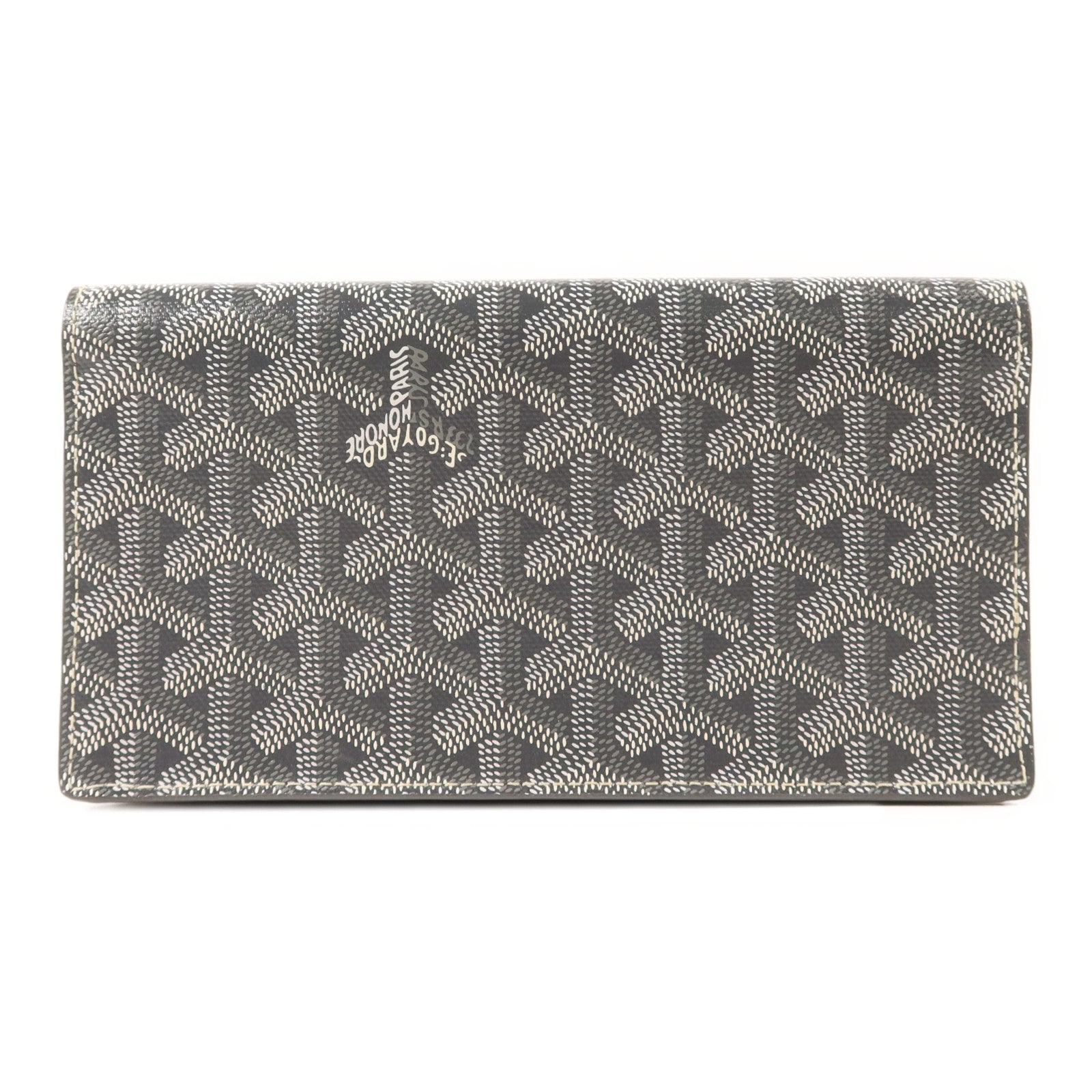GOYARD 塗層帆布Long Bifold Wallet銀扣長錢包