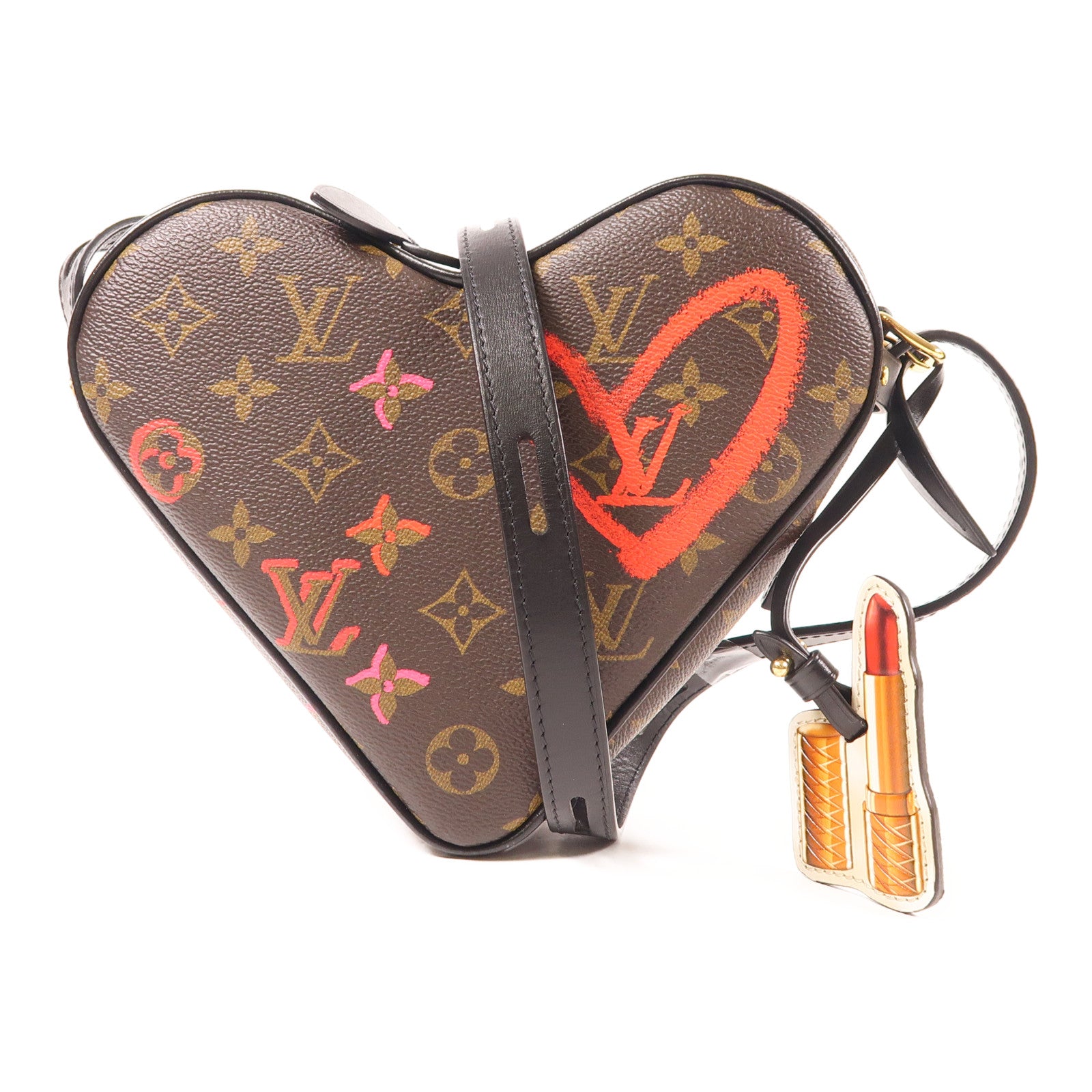 LOUIS VUITTON LV GHW Sac Coeur Fall In Love Shoulder Bag M45890 Monogram Brown