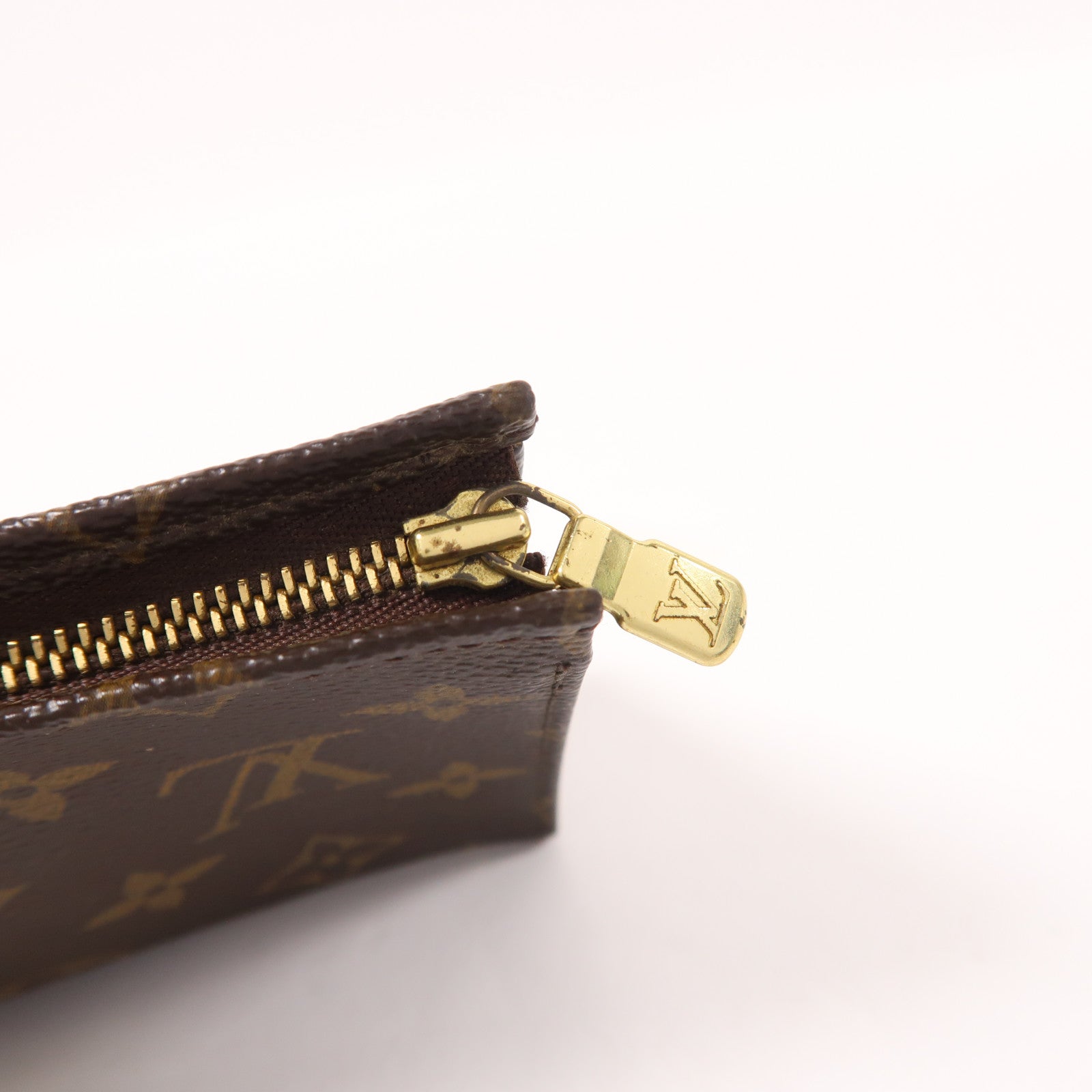 LOUIS VUITTON Monogram Toiletry Pouch金扣手拿包