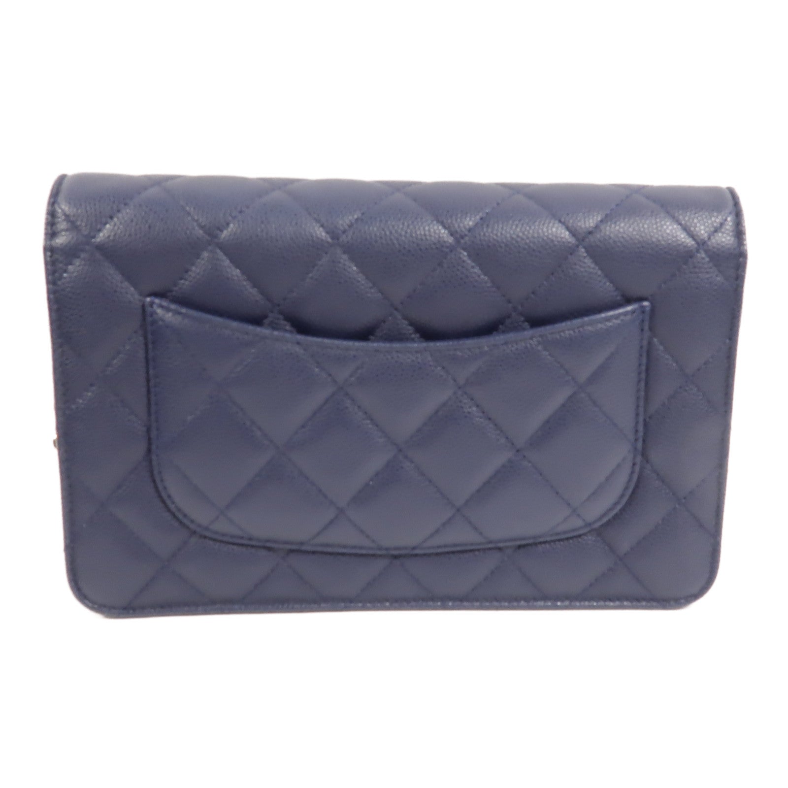 CHANEL 牛皮皮革WOC Wallet On Chain鏈帶肩背袋