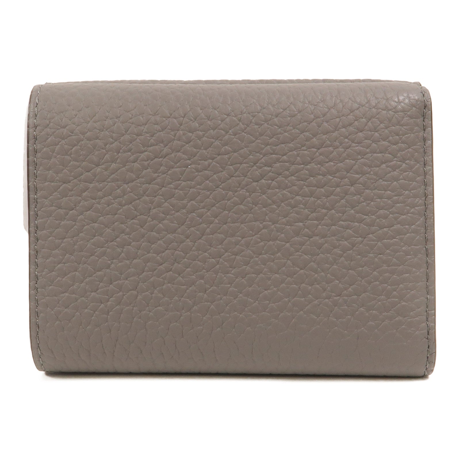 Delvaux 牛皮皮革Presse Trifold Wallet錢包