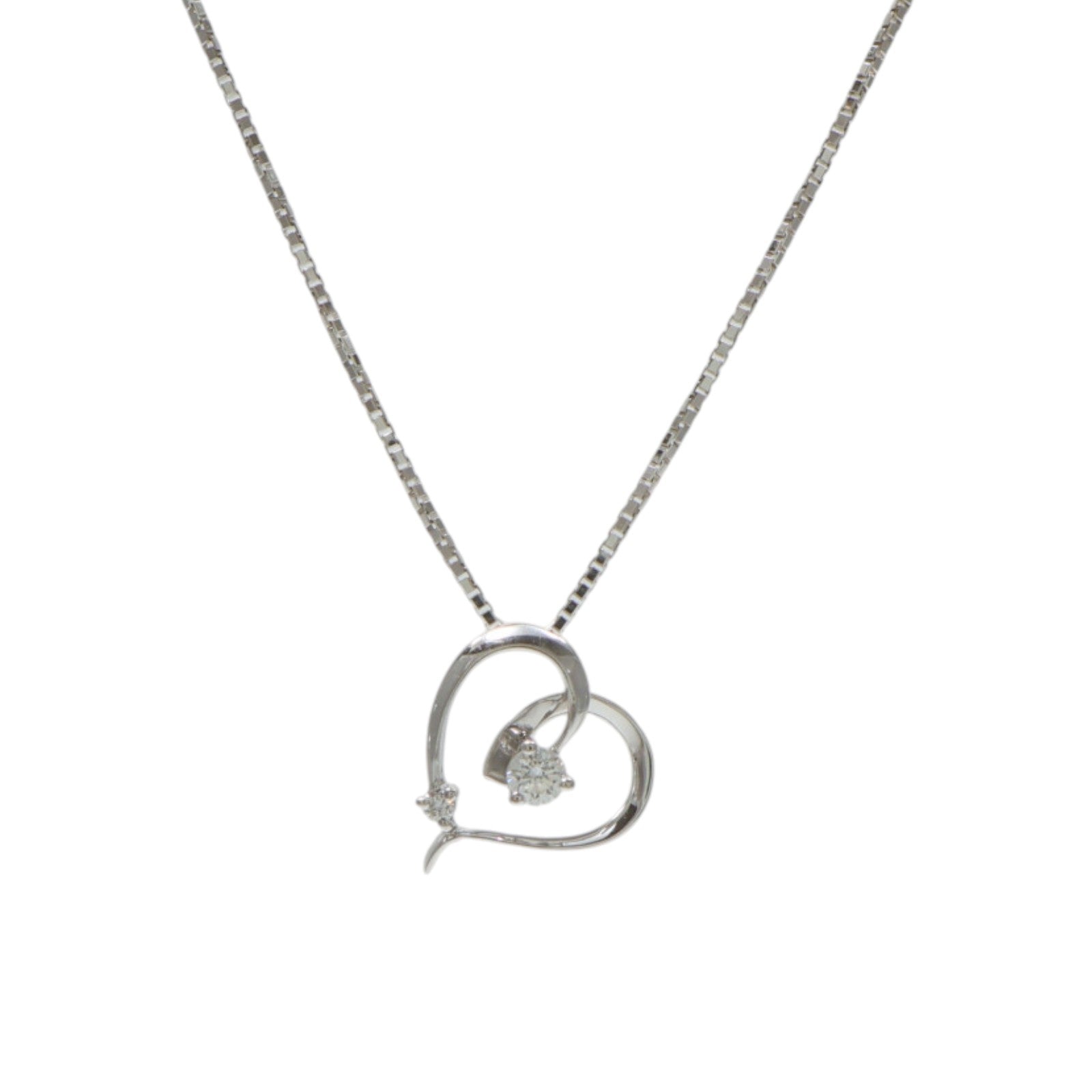JEWELRY 18K白金Diamond Necklace鑽石項鍊