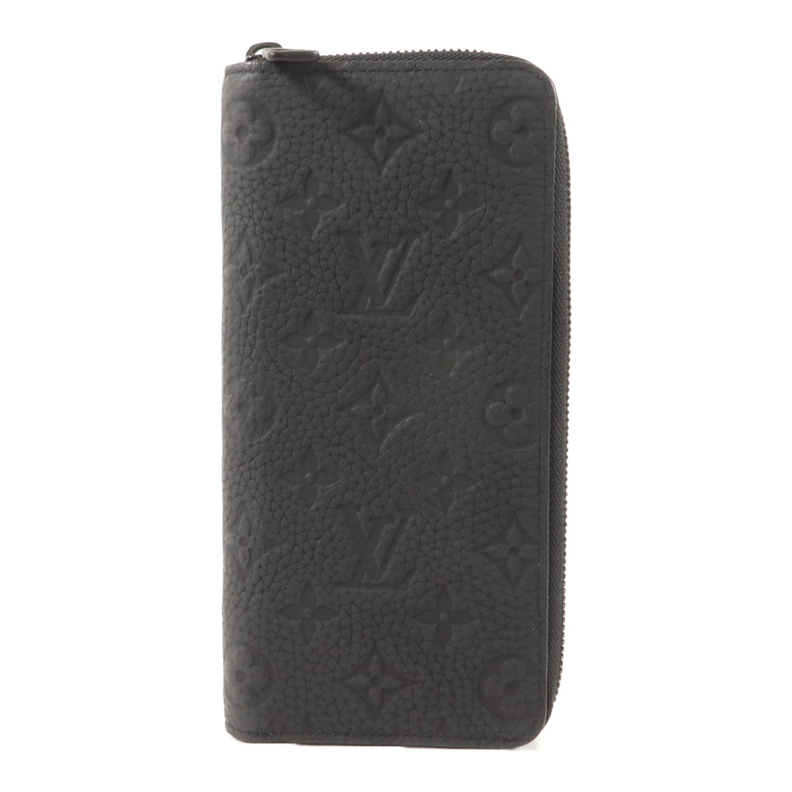 LOUIS VUITTON Monogram Taurillon Zippy Vertical Wallet長錢包