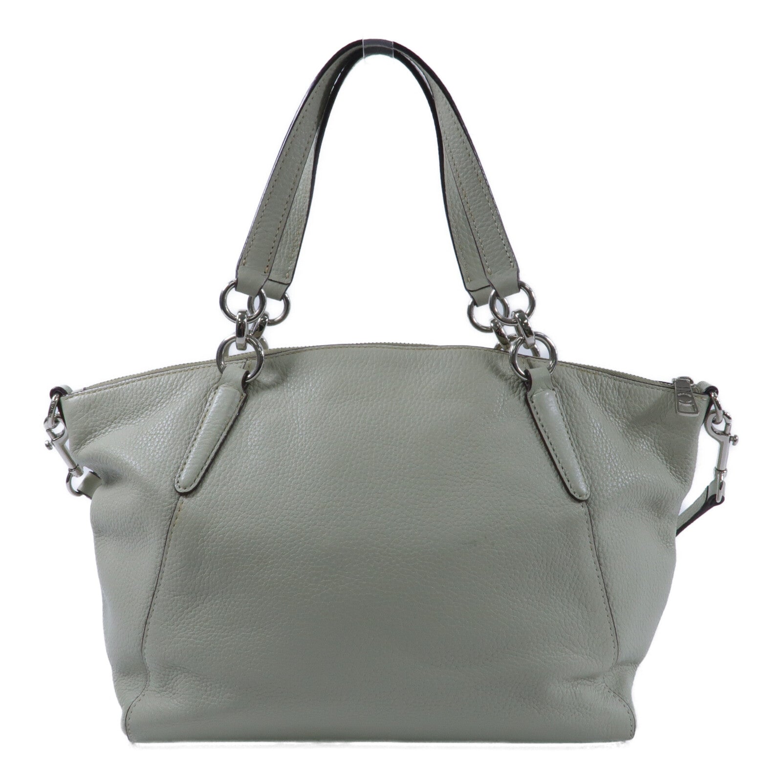 COACH 牛皮皮革2 Way Shoulder手挽肩背兩用袋