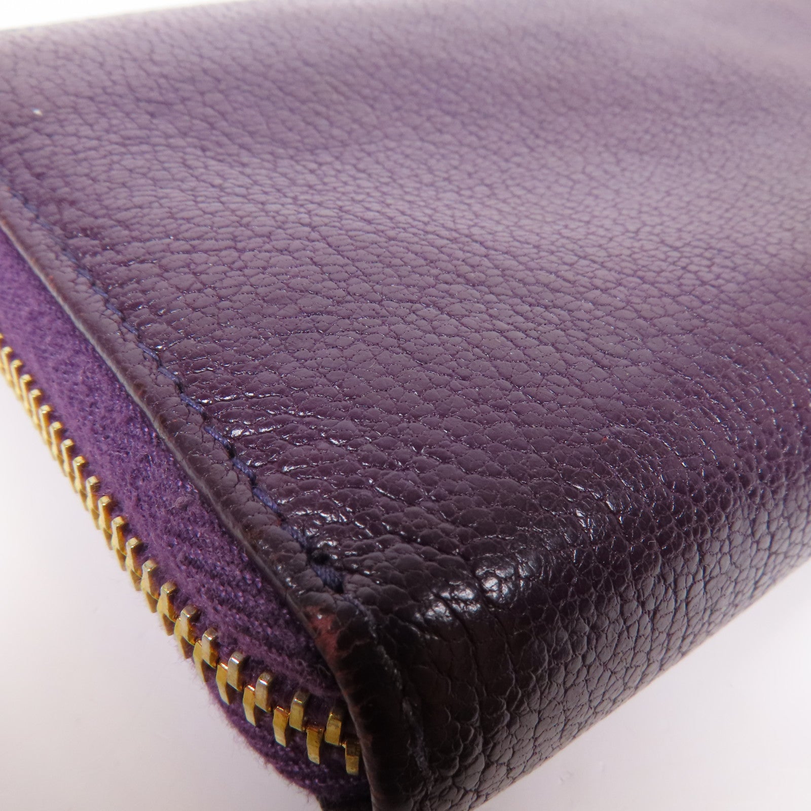 Miu Miu 牛皮皮革Long Wallet金扣長錢包