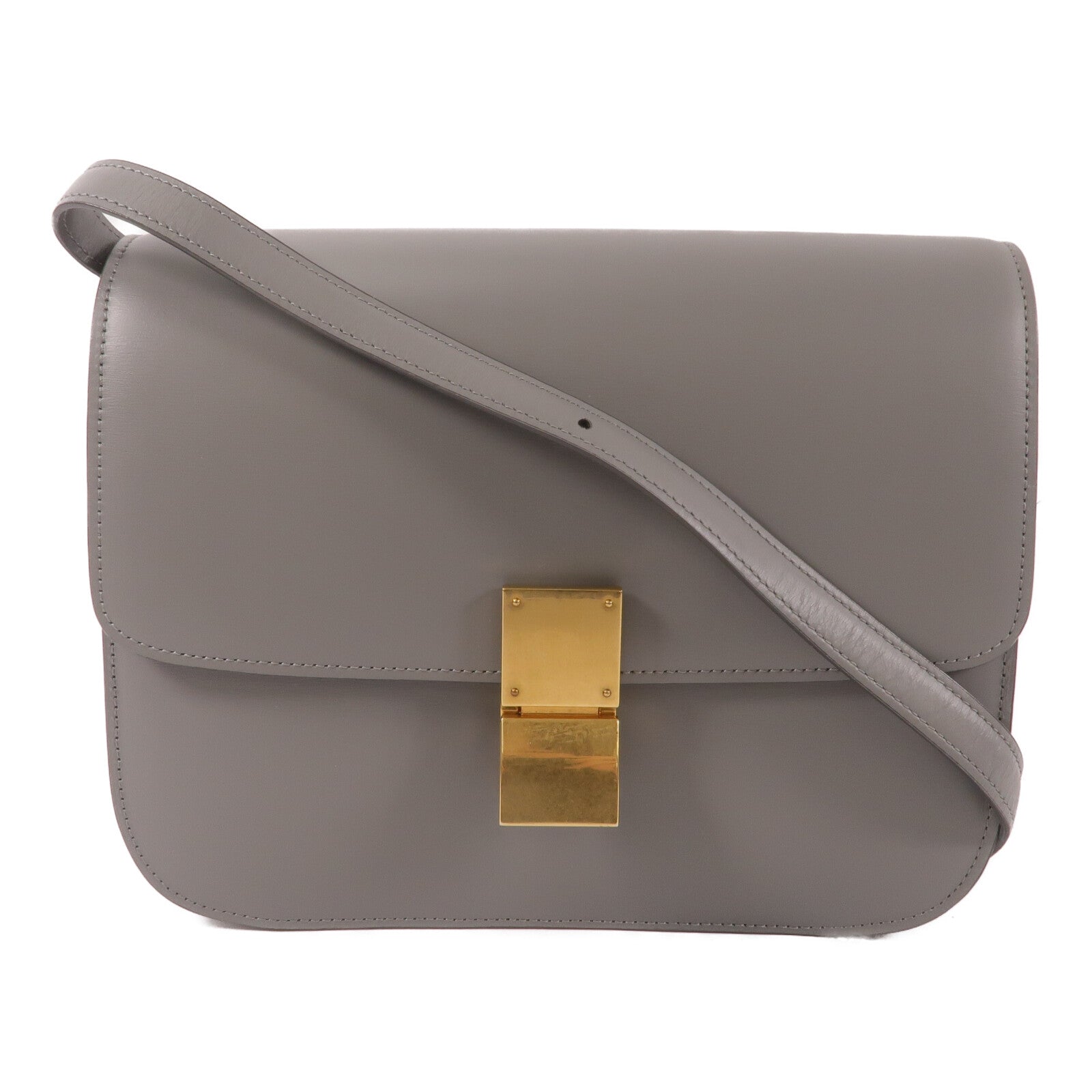 CELINE 牛皮皮革Classic Box Medium肩背袋