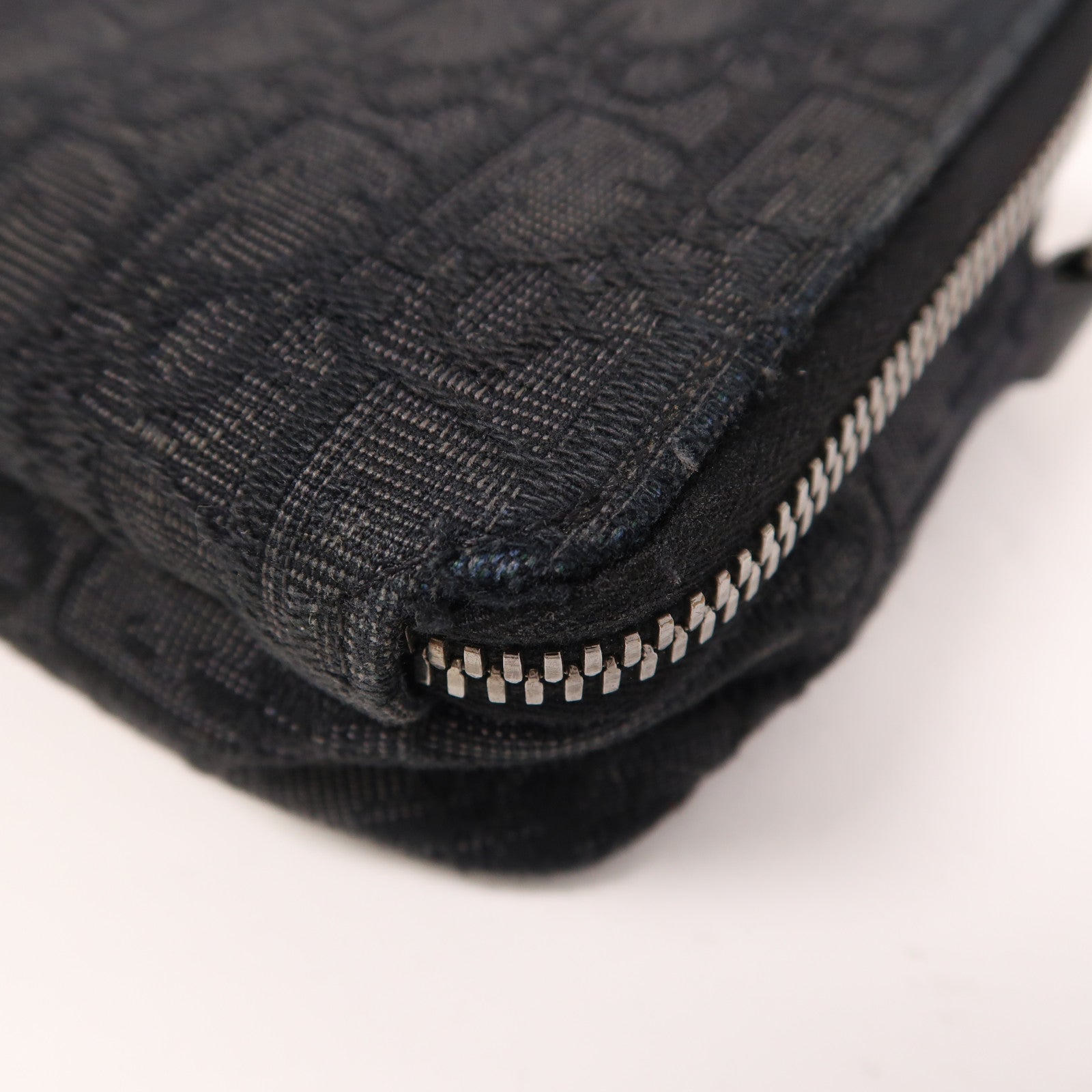 Dior 帆布Shoulder Bag銀扣肩背袋