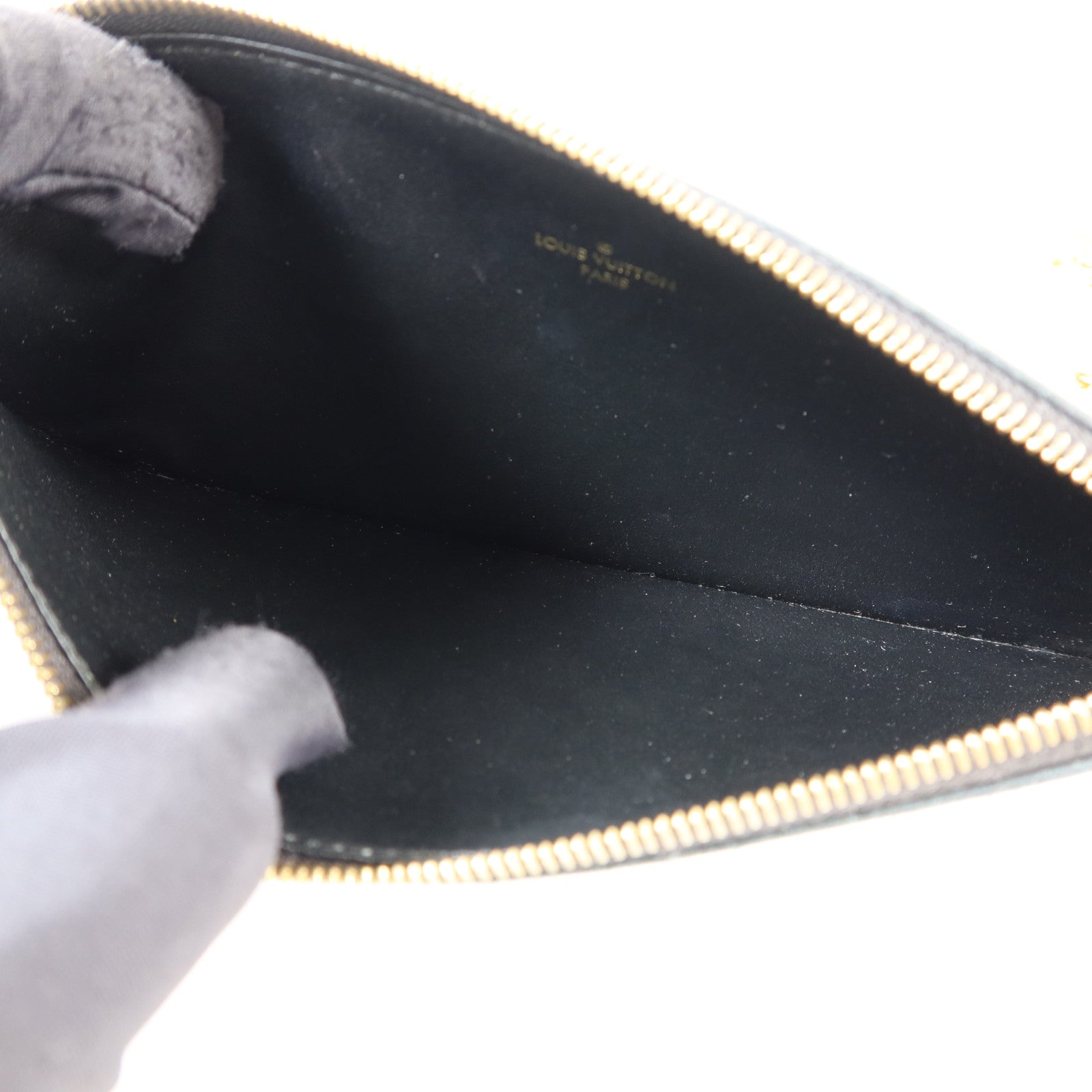 LOUIS VUITTON Monogram Empreinte Felicie Pochette 金扣鏈帶肩背袋