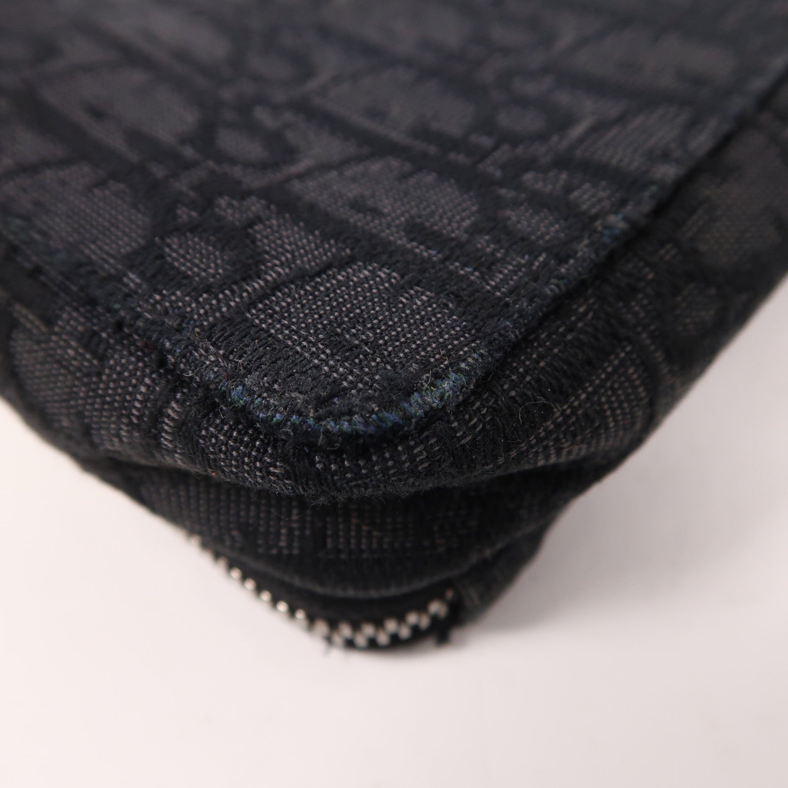 Dior 帆布Shoulder Bag銀扣肩背袋