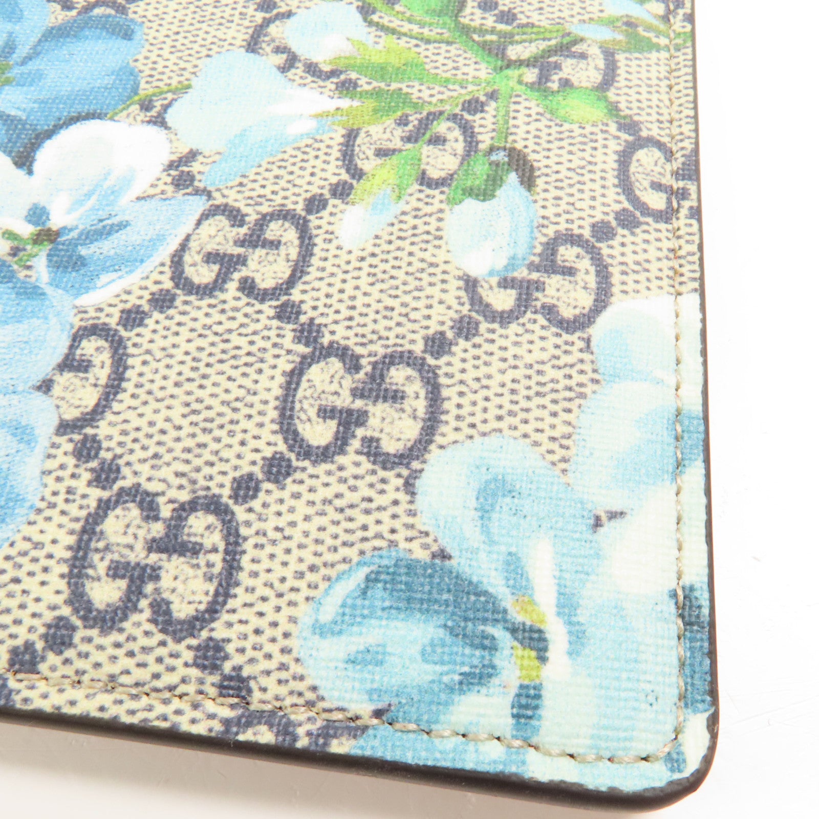 GUCCI 塗層帆布/麂皮皮革Clutch Bag金扣手拿包