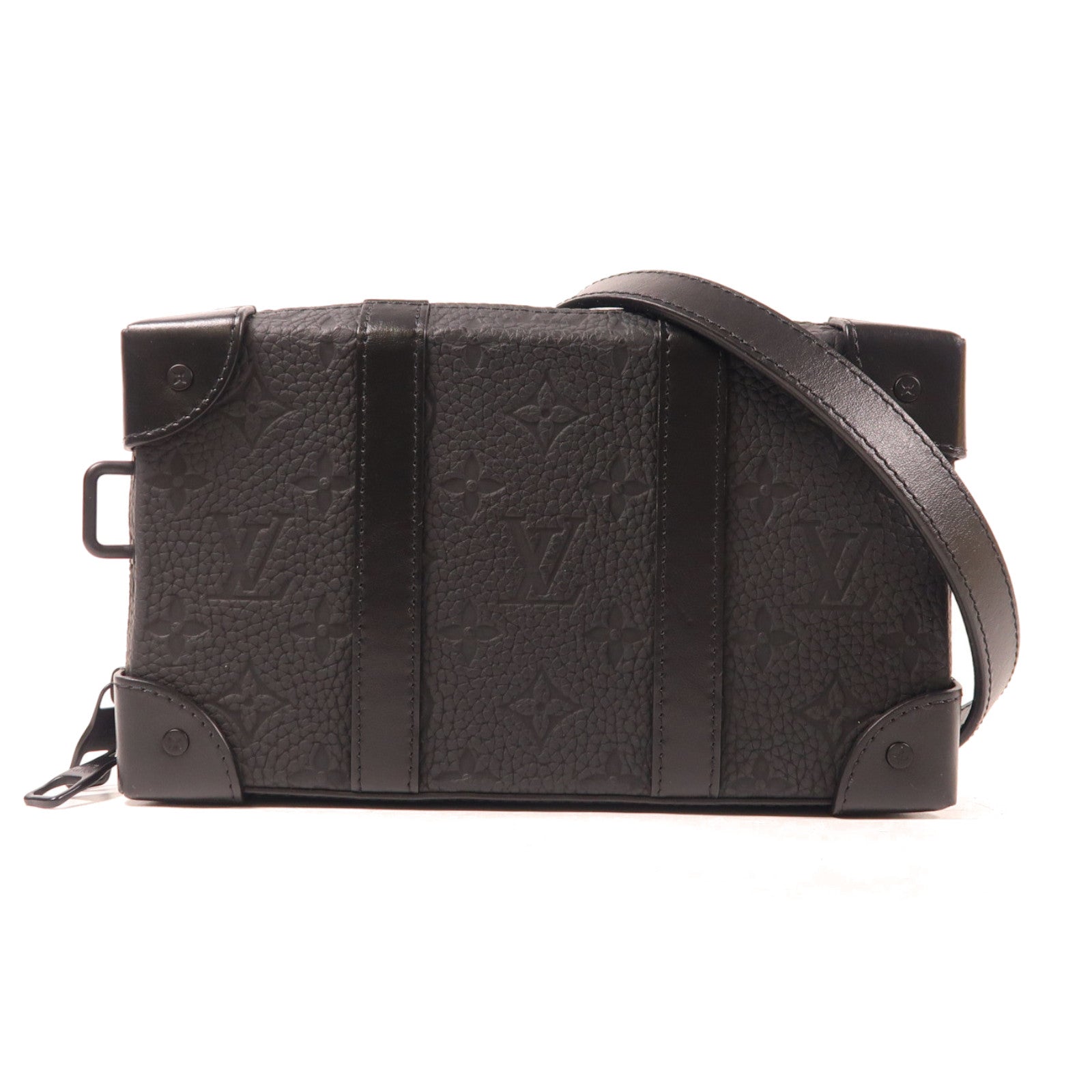 LOUIS VUITTON LV Soft Trunk Shoulder Bag M80224 Monogram Taurillon