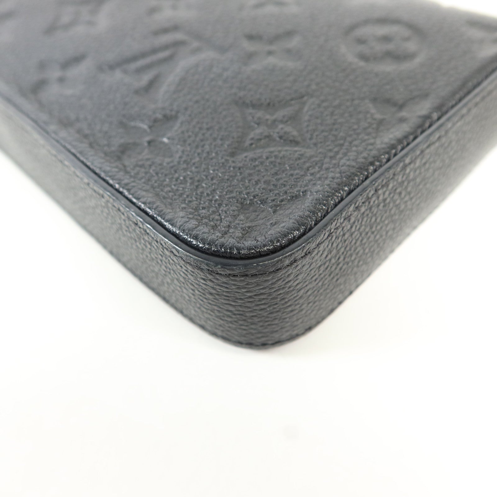 LOUIS VUITTON Monogram Empreinte Felicie Pochette 金扣鏈帶肩背袋