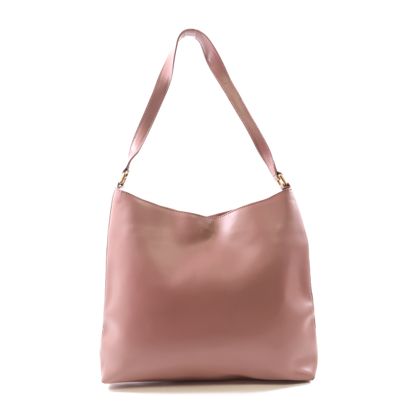 Furla 牛皮皮革Shoulder Bag金扣肩背袋