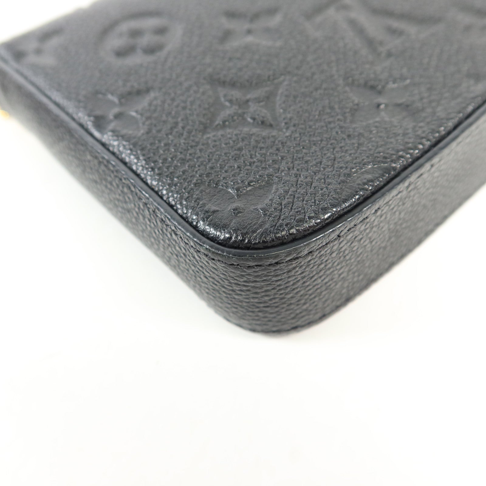 LOUIS VUITTON Monogram Empreinte Felicie Pochette 金扣鏈帶肩背袋