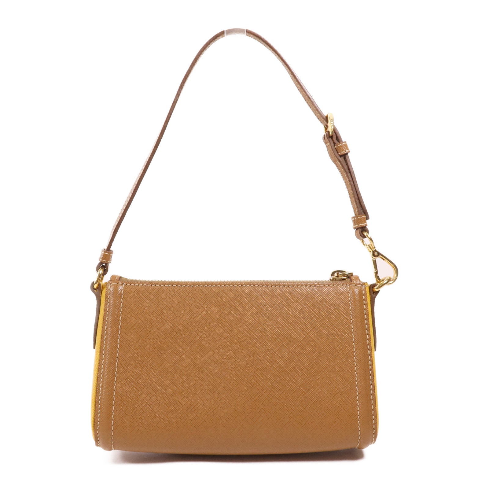 PRADA 牛皮皮革Shoulder Bag金扣肩背袋