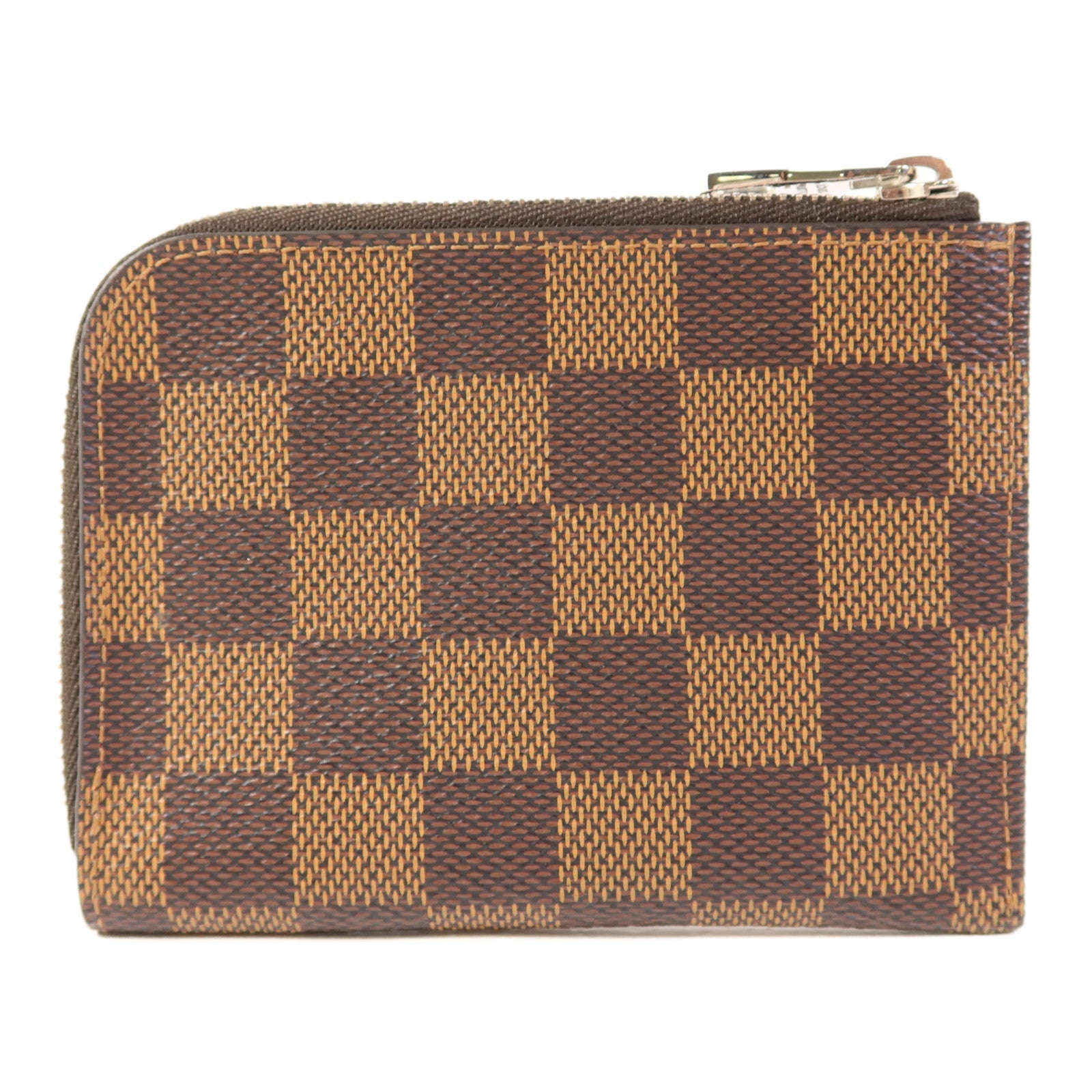 LOUIS VUITTON Damier Card Case銀扣卡片套