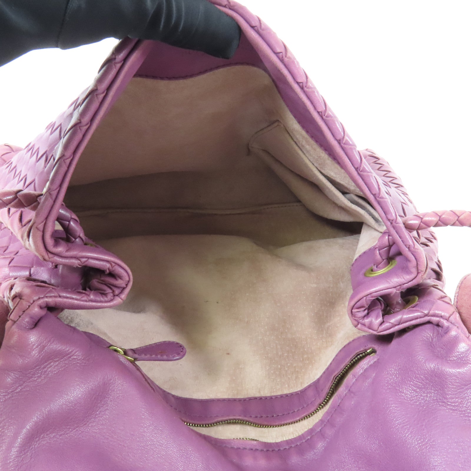 BOTTEGA VENETA 羊皮皮革Shoulder Bag金扣肩背袋