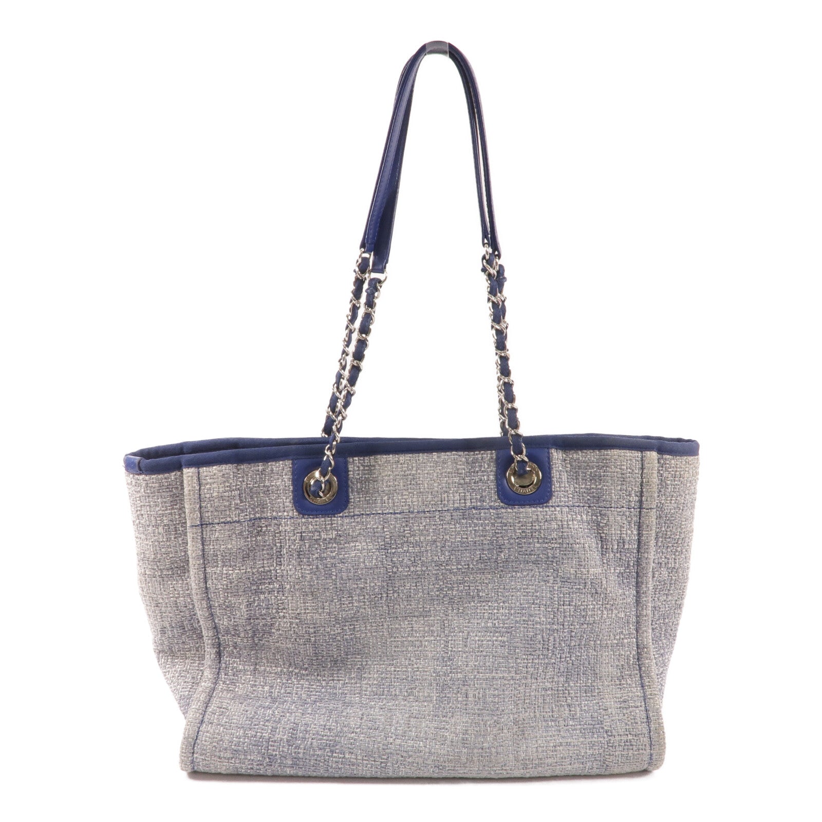CHANEL 帆布Deauville Tote手挽袋