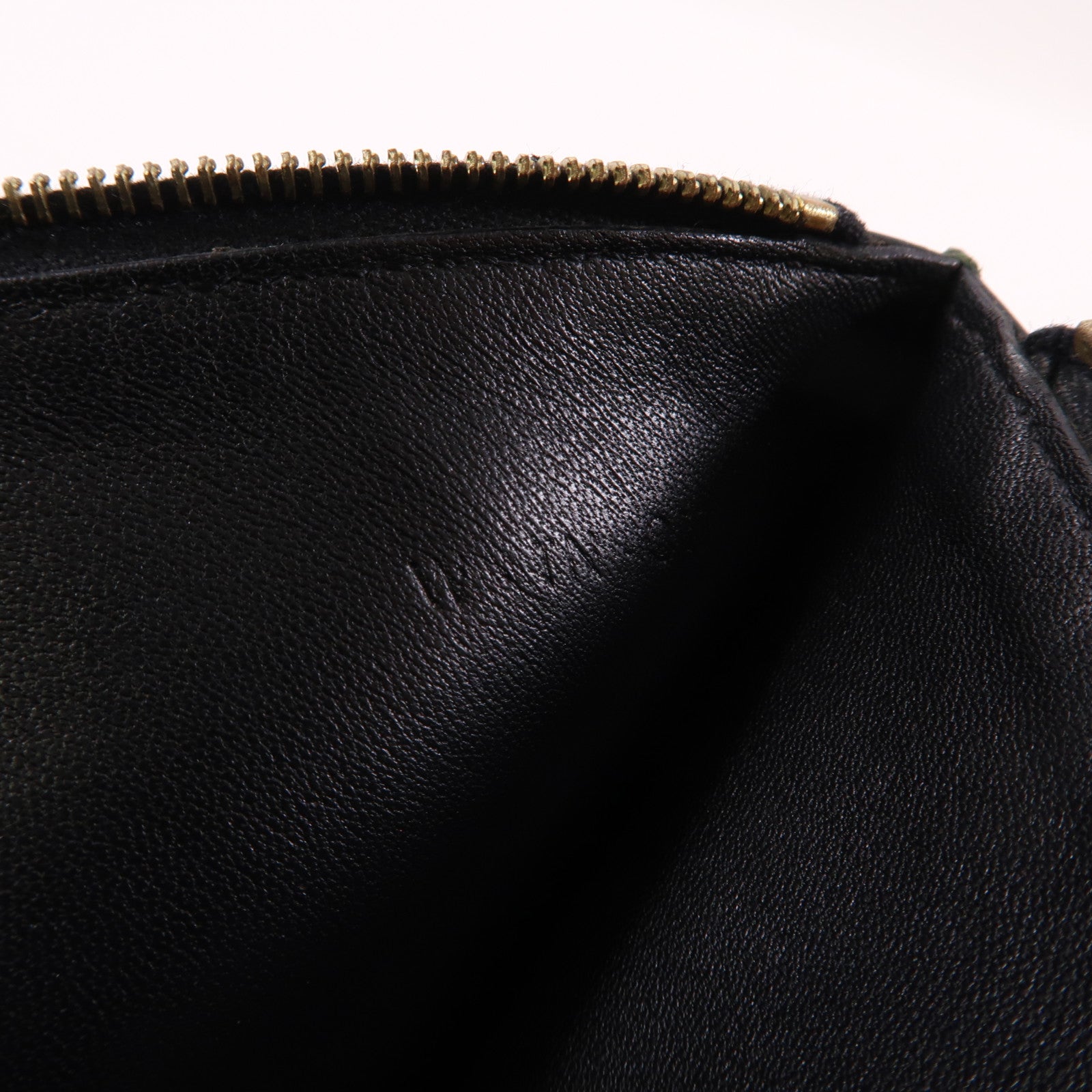 CELINE 漆皮皮革Clutch Bag金扣手拿包綠色