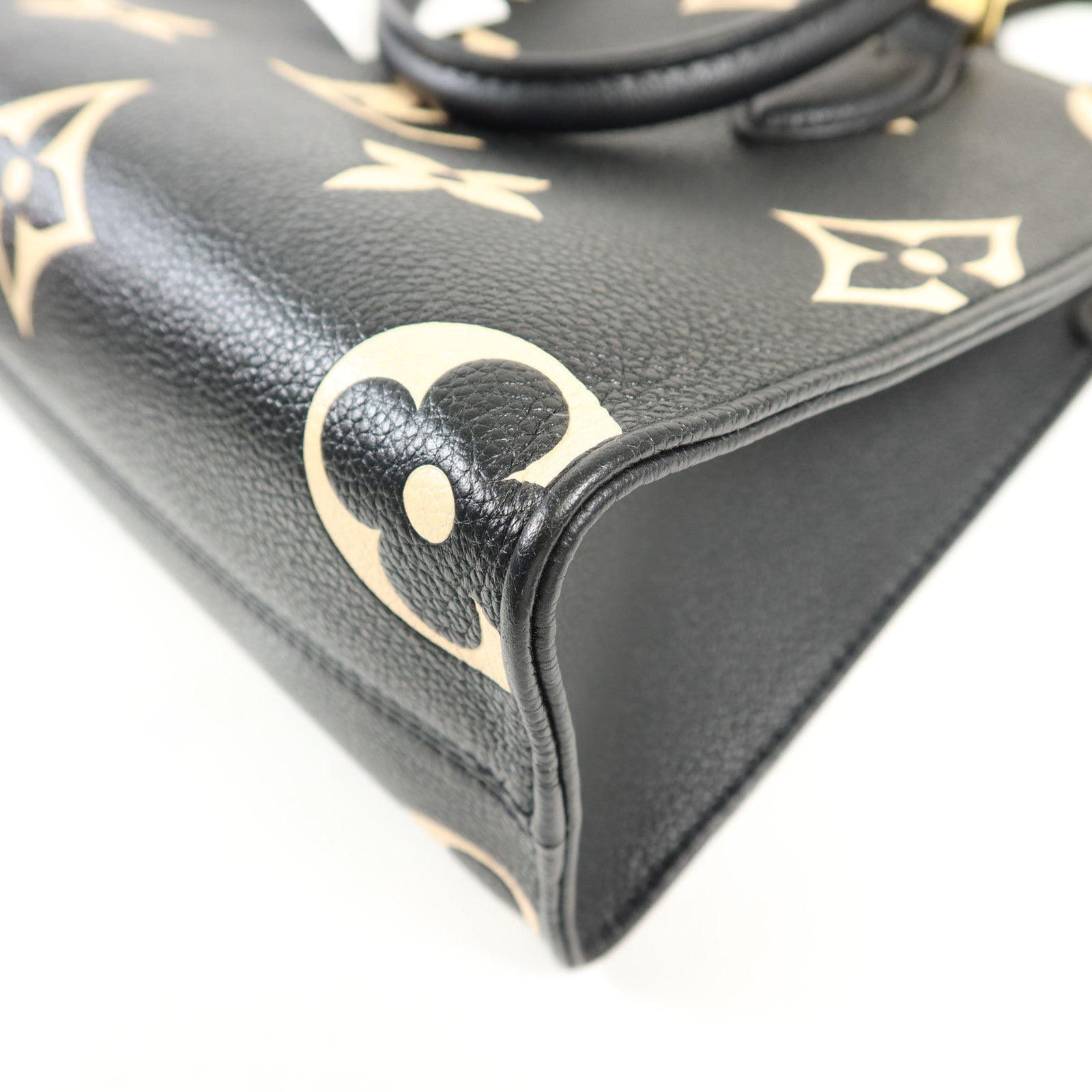 LOUIS VUITTON Monogram Empreinte On The Go PM金扣手挽肩背兩用袋