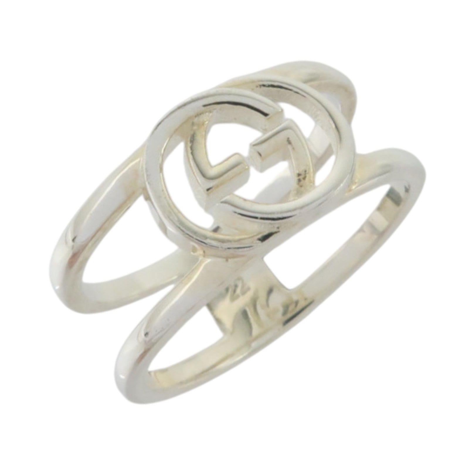 GUCCI 925純銀Interlocking GG Ring戒指