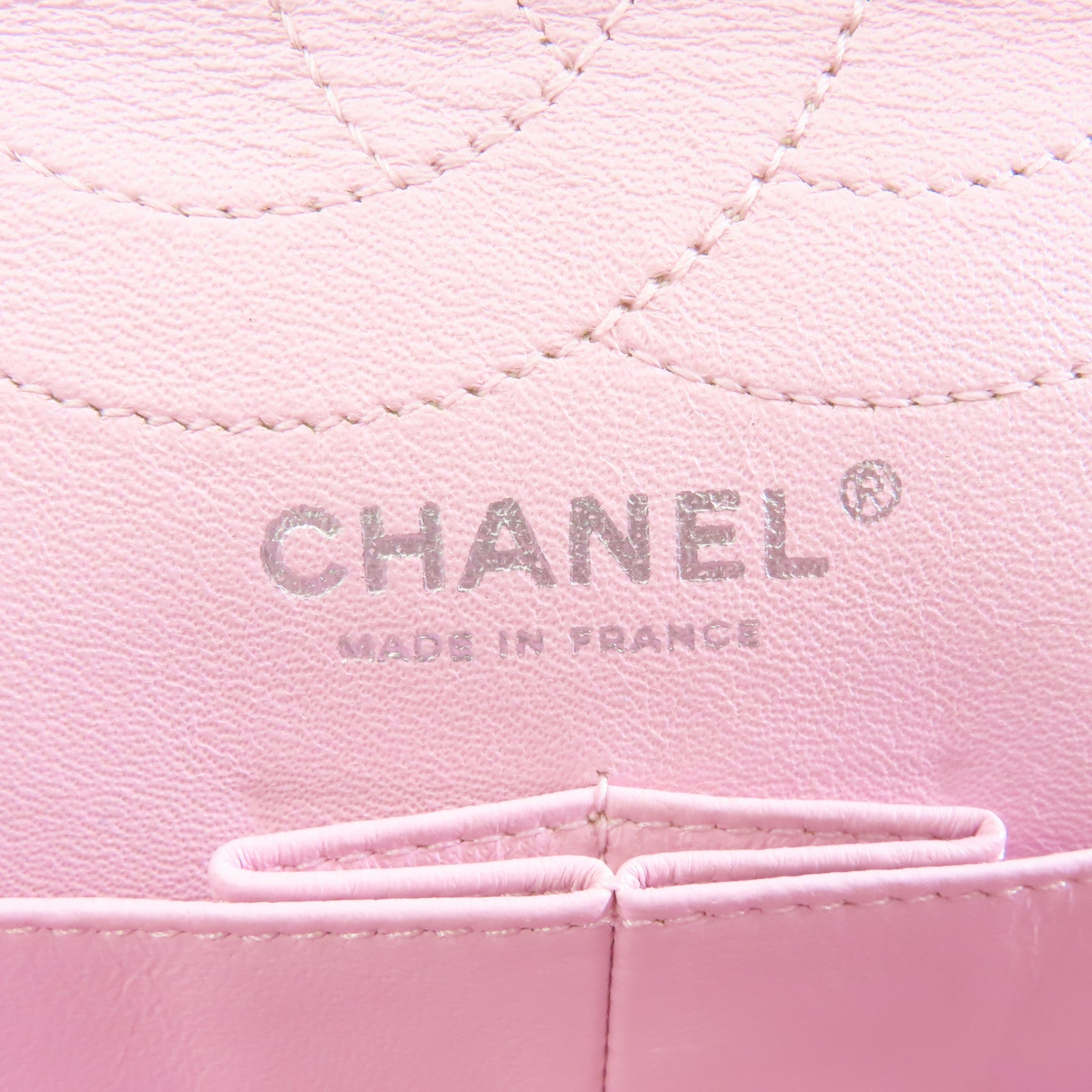 CHANEL 【激減優惠】菱格羊皮皮革2.55 Chain Shoulder Bag銀扣鏈帶肩背袋銀色