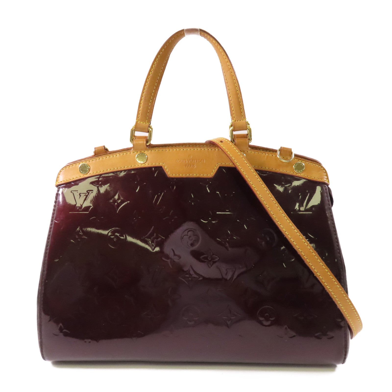 LOUIS VUITTON Vernis Blair MM金扣手挽肩背兩用袋