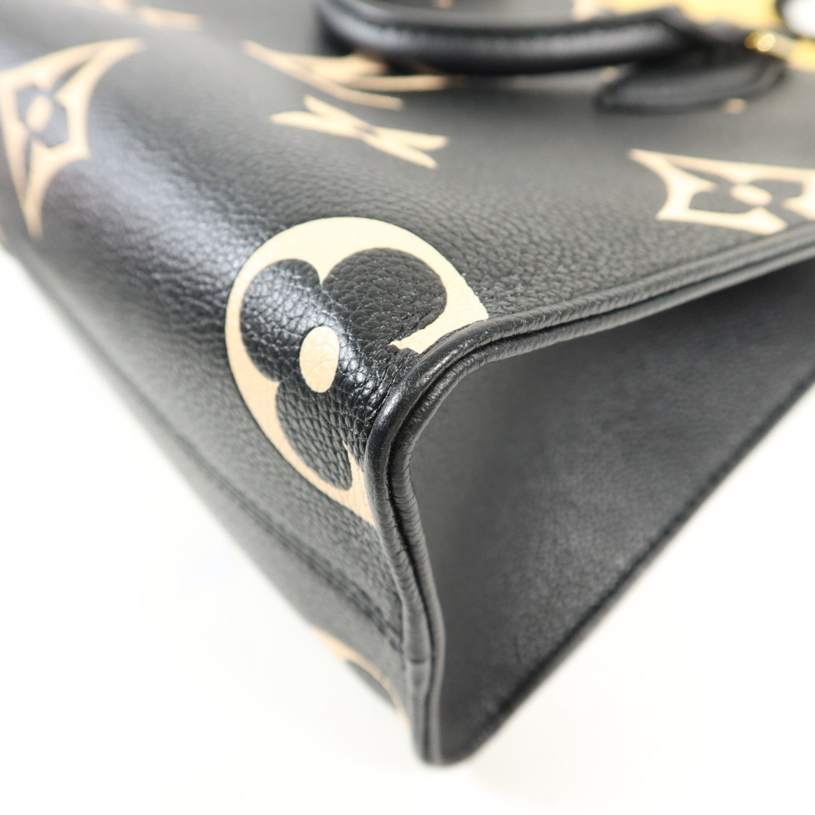 LOUIS VUITTON Monogram Empreinte On The Go PM金扣手挽肩背兩用袋