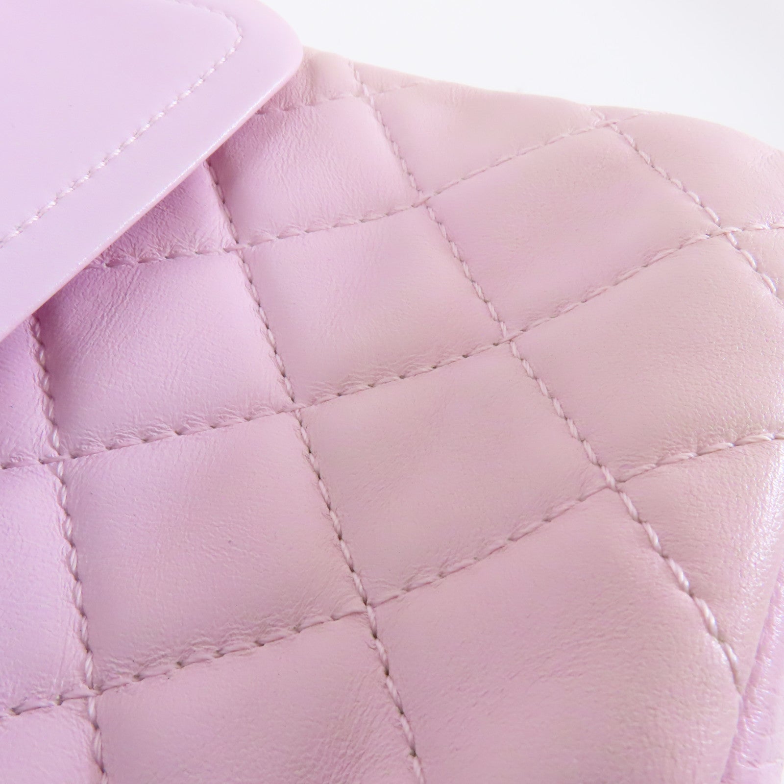 CHANEL 【激減優惠】菱格羊皮皮革2.55 Chain Shoulder Bag銀扣鏈帶肩背袋銀色