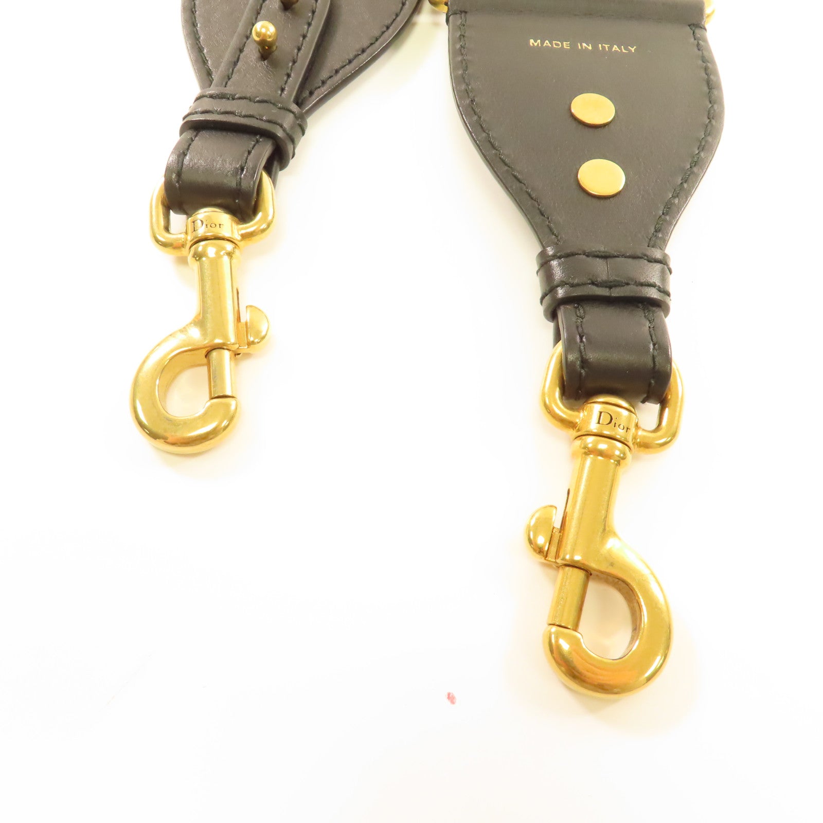 Dior 帆布Shoulder Strap金扣肩背帶米色