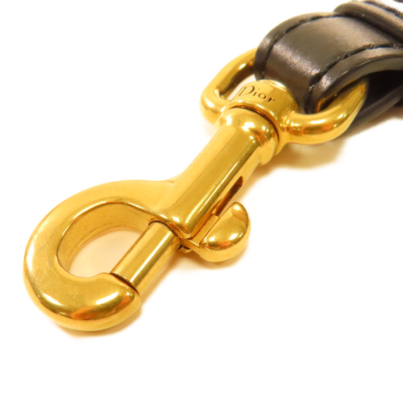 Dior 帆布Shoulder Strap金扣肩背帶米色