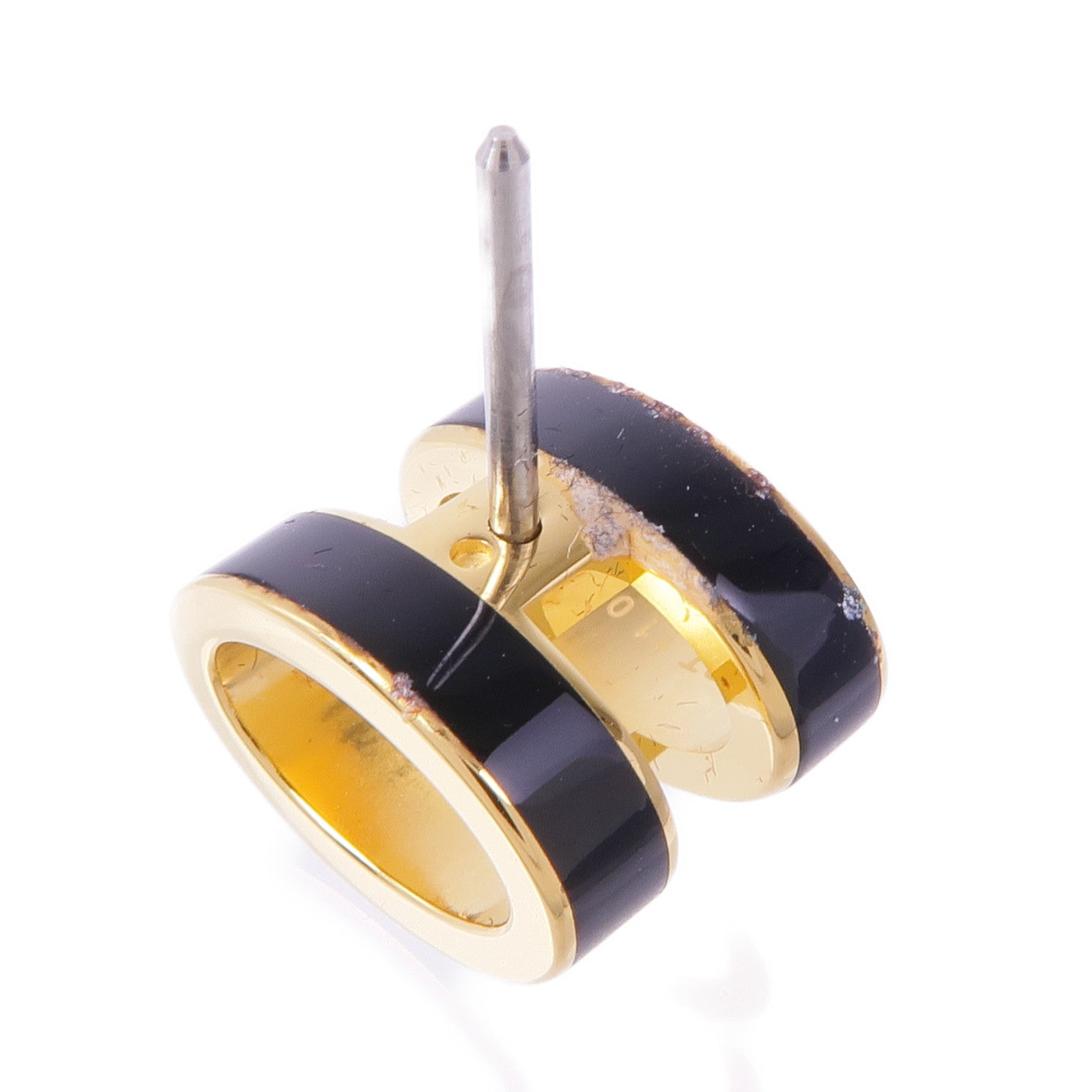 HERMES 金屬Pop H Earrings耳環Noir