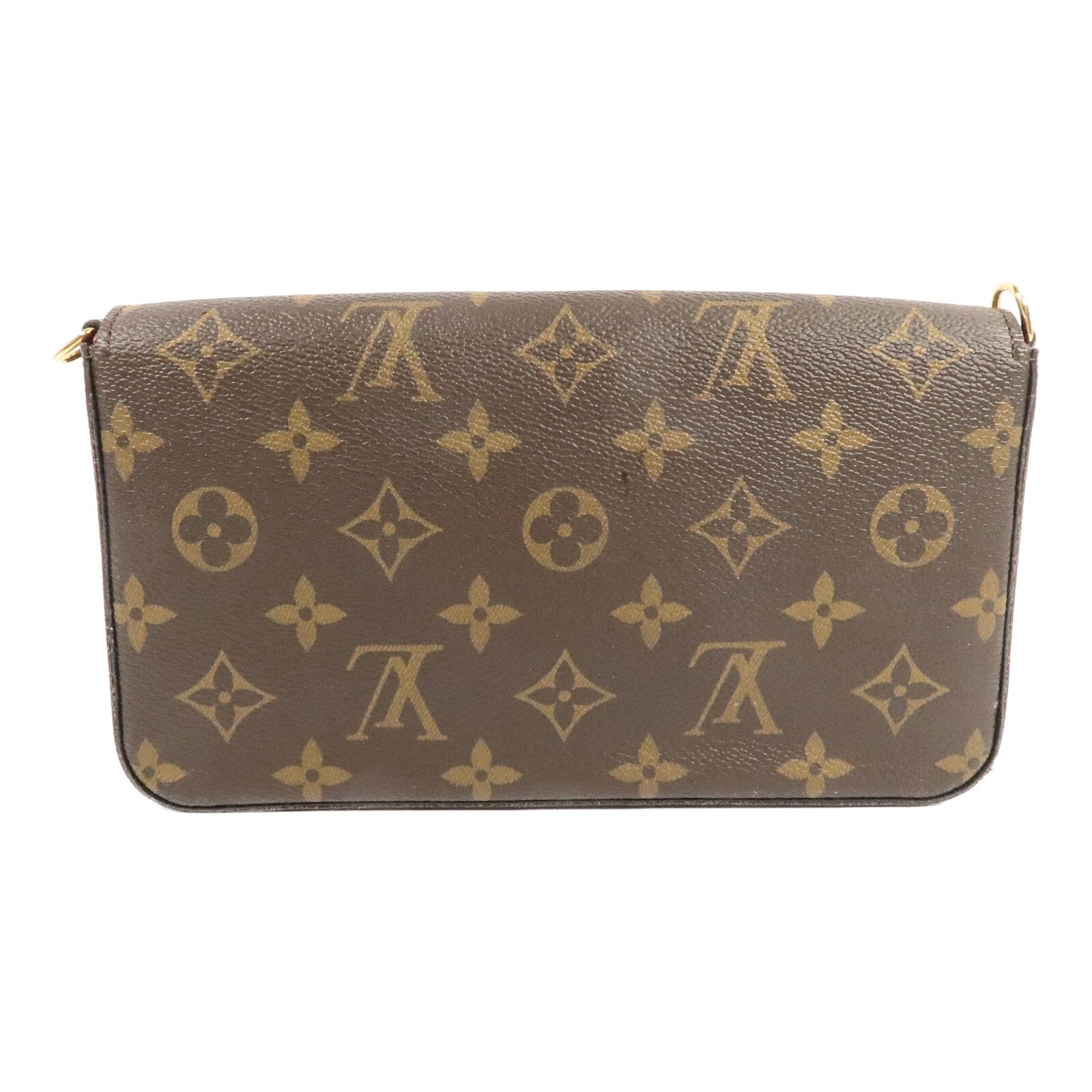 LOUIS VUITTON Monogram Pochette Felicie鏈帶肩背袋
