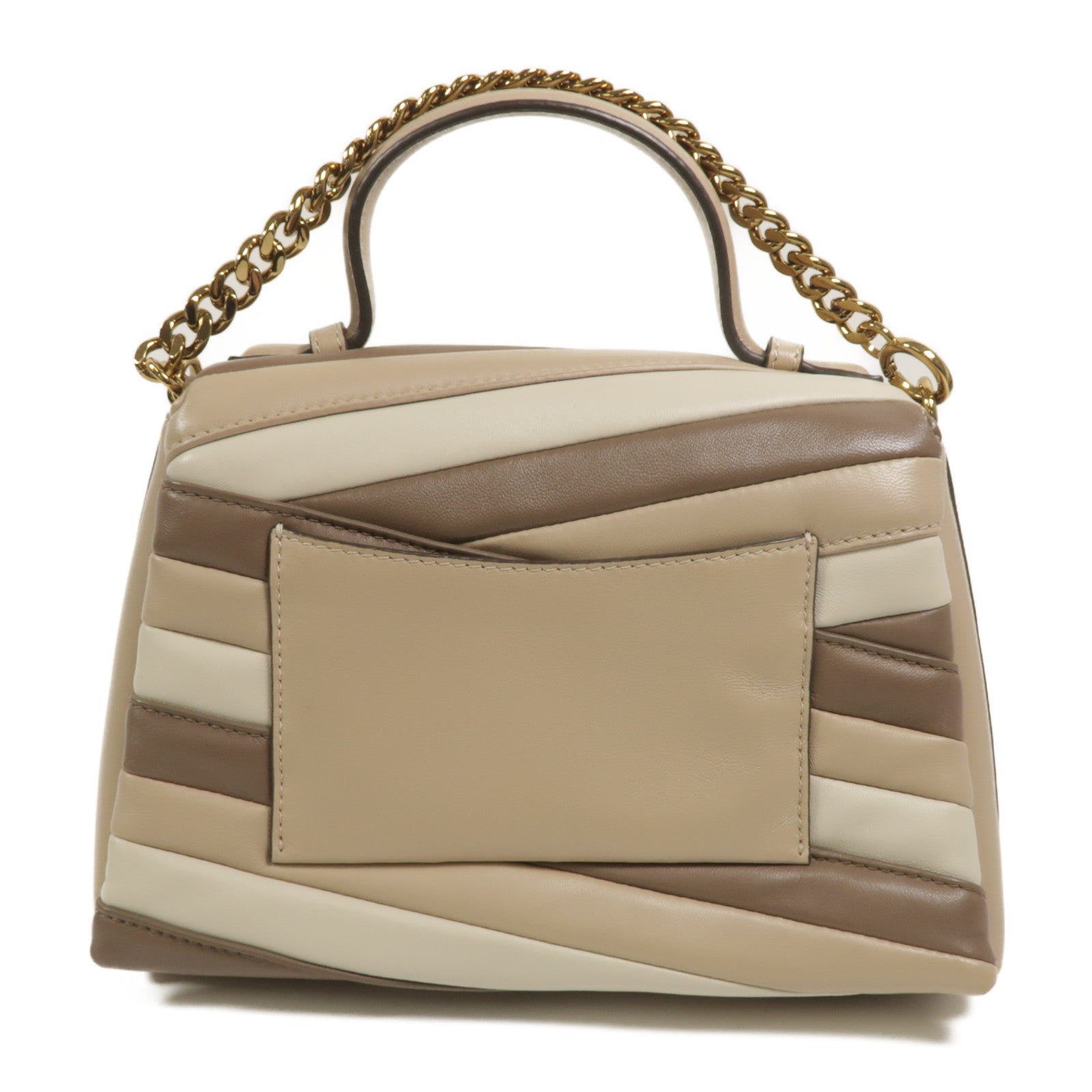 Tory Burch 羊皮皮革Kira Chevron Colorblock手挽肩背兩用袋