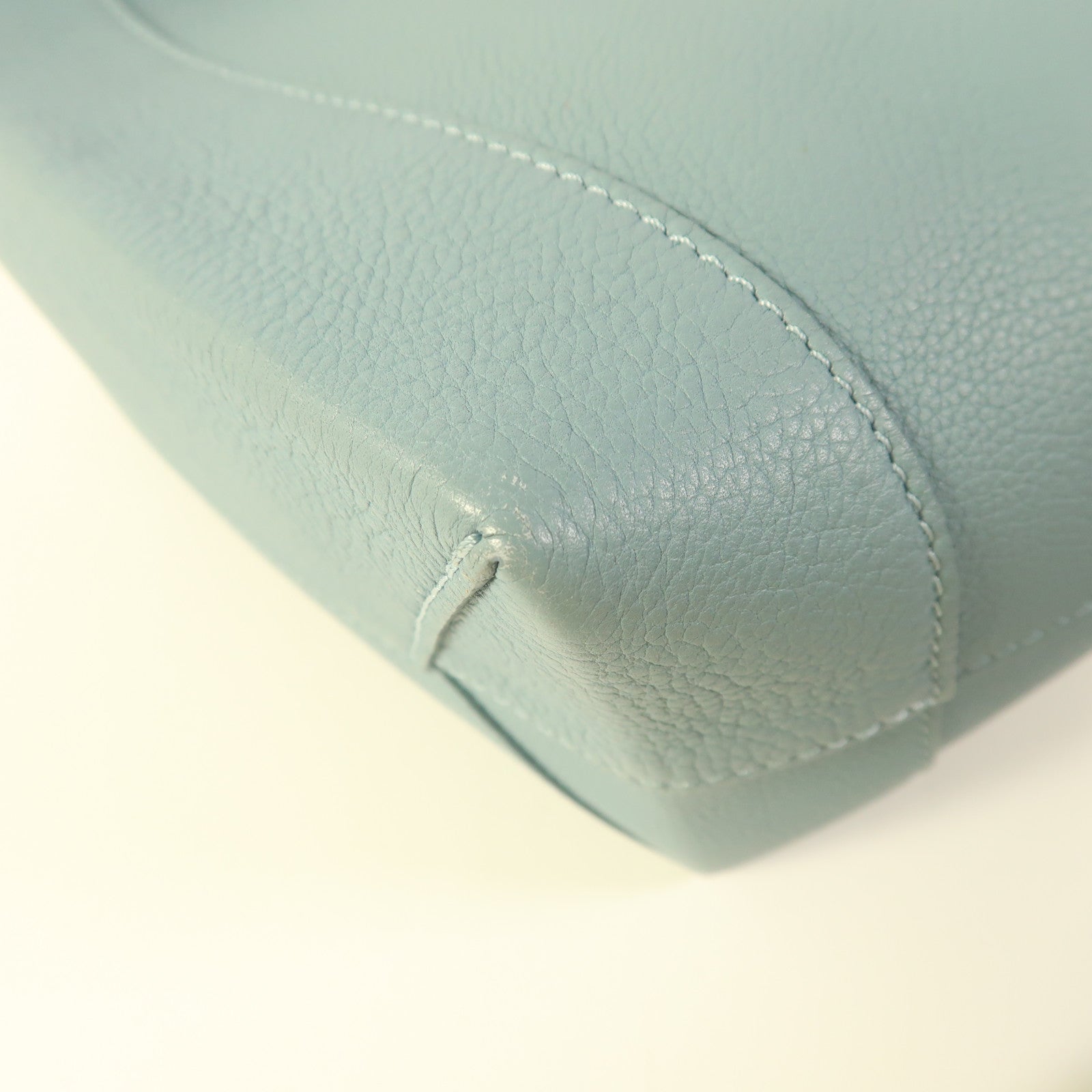 LOUIS VUITTON LV SHW Lockme Backpack Rucksack Calfskin Leather Blue Black