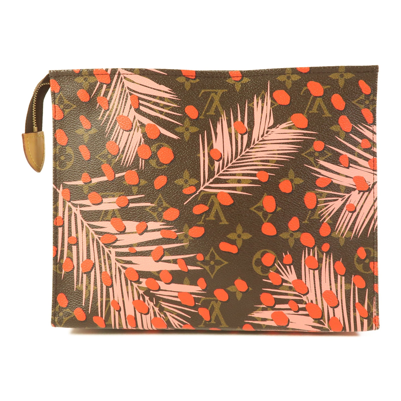 LOUIS VUITTON Monogram Jungle Dots Toiletry Pouch金扣小袋