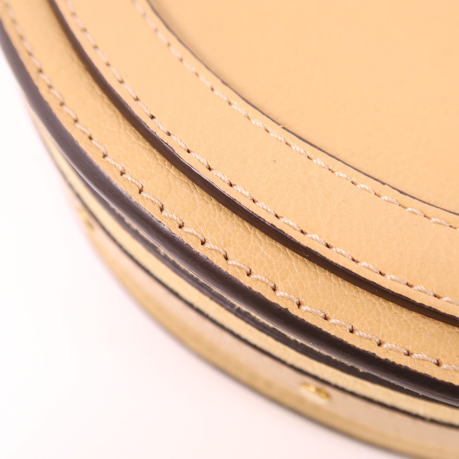 Chloe 牛皮皮革/麂皮皮革Shoulder Bag金扣手挽肩背兩用袋