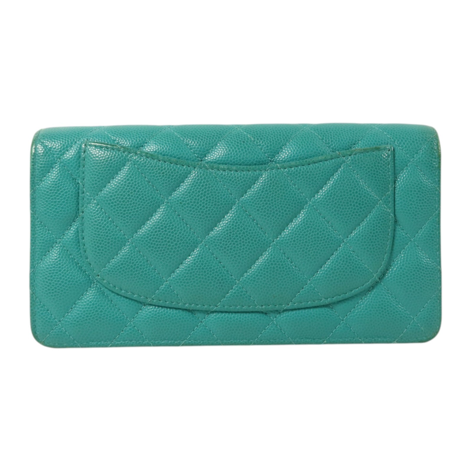 CHANEL 牛皮皮革Classic Flap Long Wallet金扣長錢包