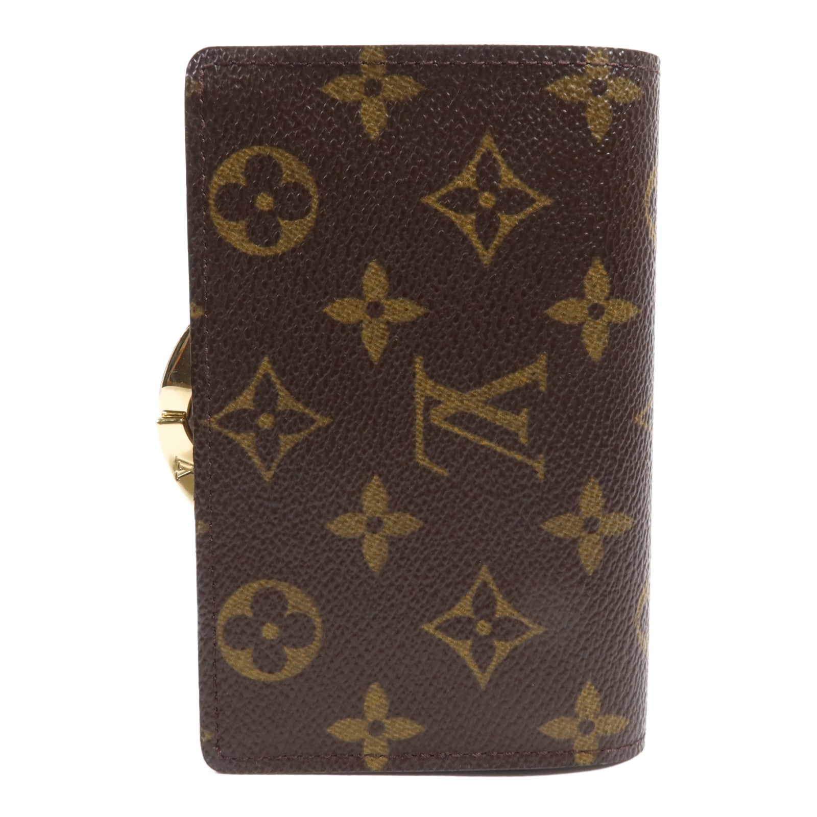 LOUIS VUITTON Monogram Porte Monnaie Viennois金扣錢包