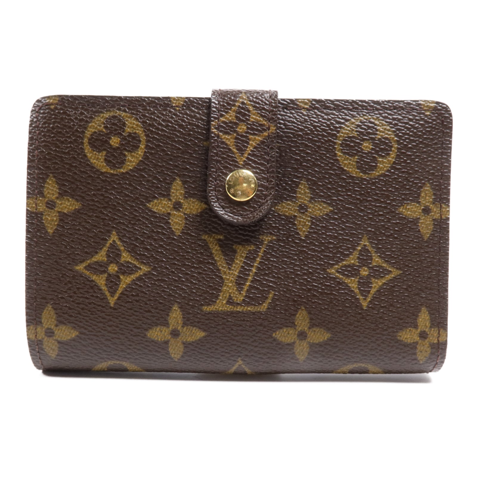LOUIS VUITTON Monogram Porte Monnaie Viennois金扣錢包
