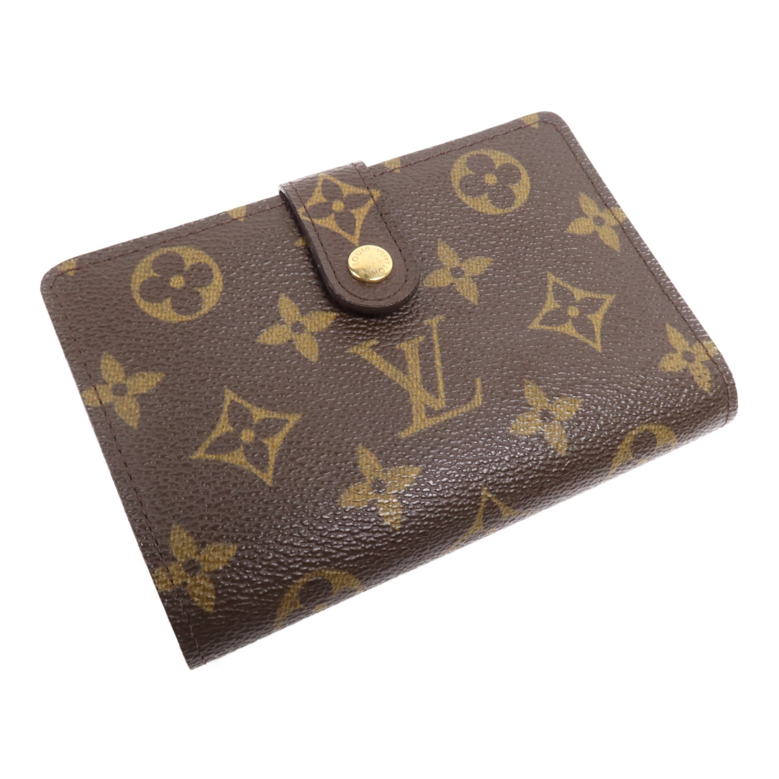 LOUIS VUITTON Monogram Porte Monnaie Viennois金扣錢包