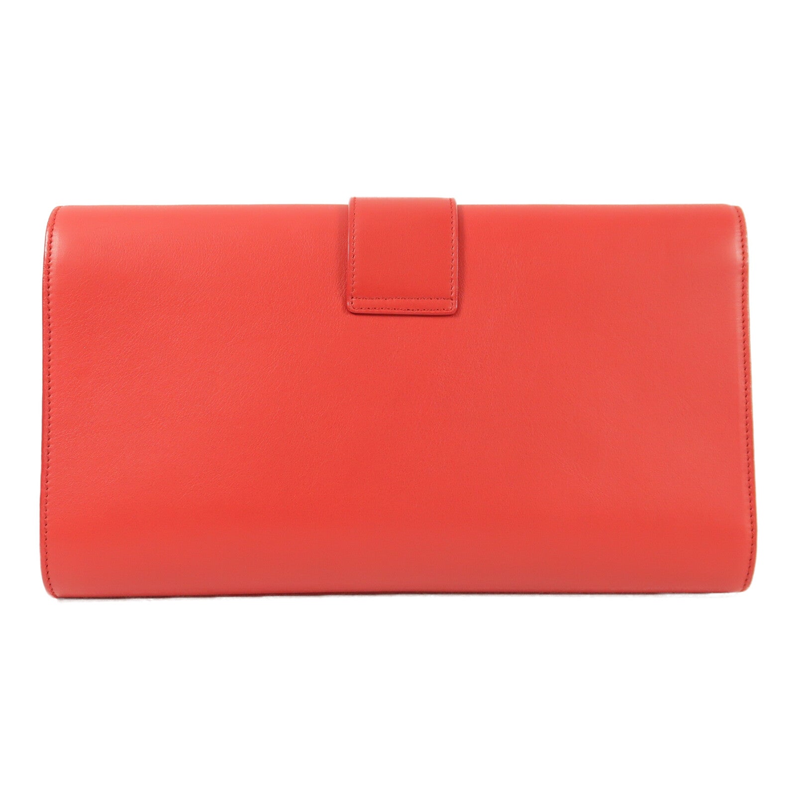 SAINT LAURENT 牛皮皮革Clutch金扣手拿包