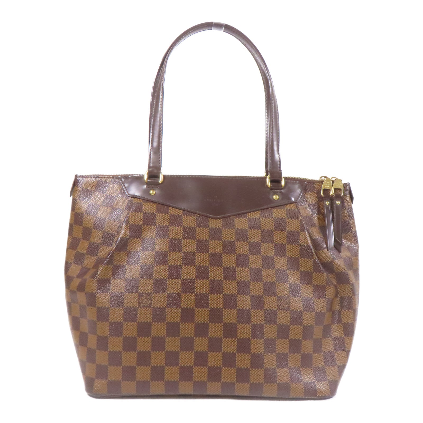 LOUIS VUITTON LV GHW Westminster GM Shoulder Bag N41103 Damier Brown