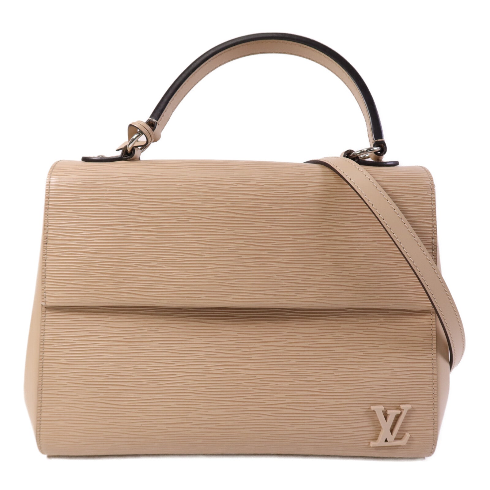 LOUIS VUITTON Epi Cluny MM銀扣手挽肩背兩用袋