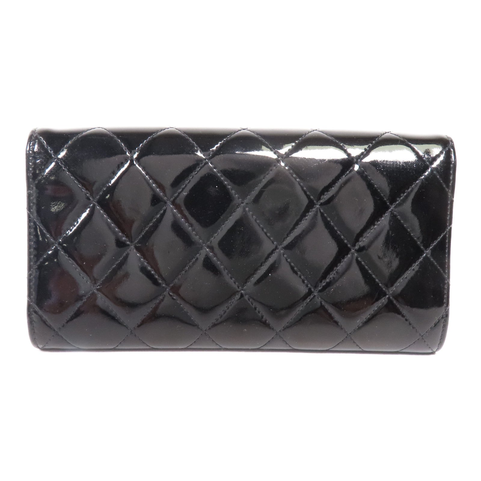 CHANEL 漆皮皮革Long Wallet長錢包