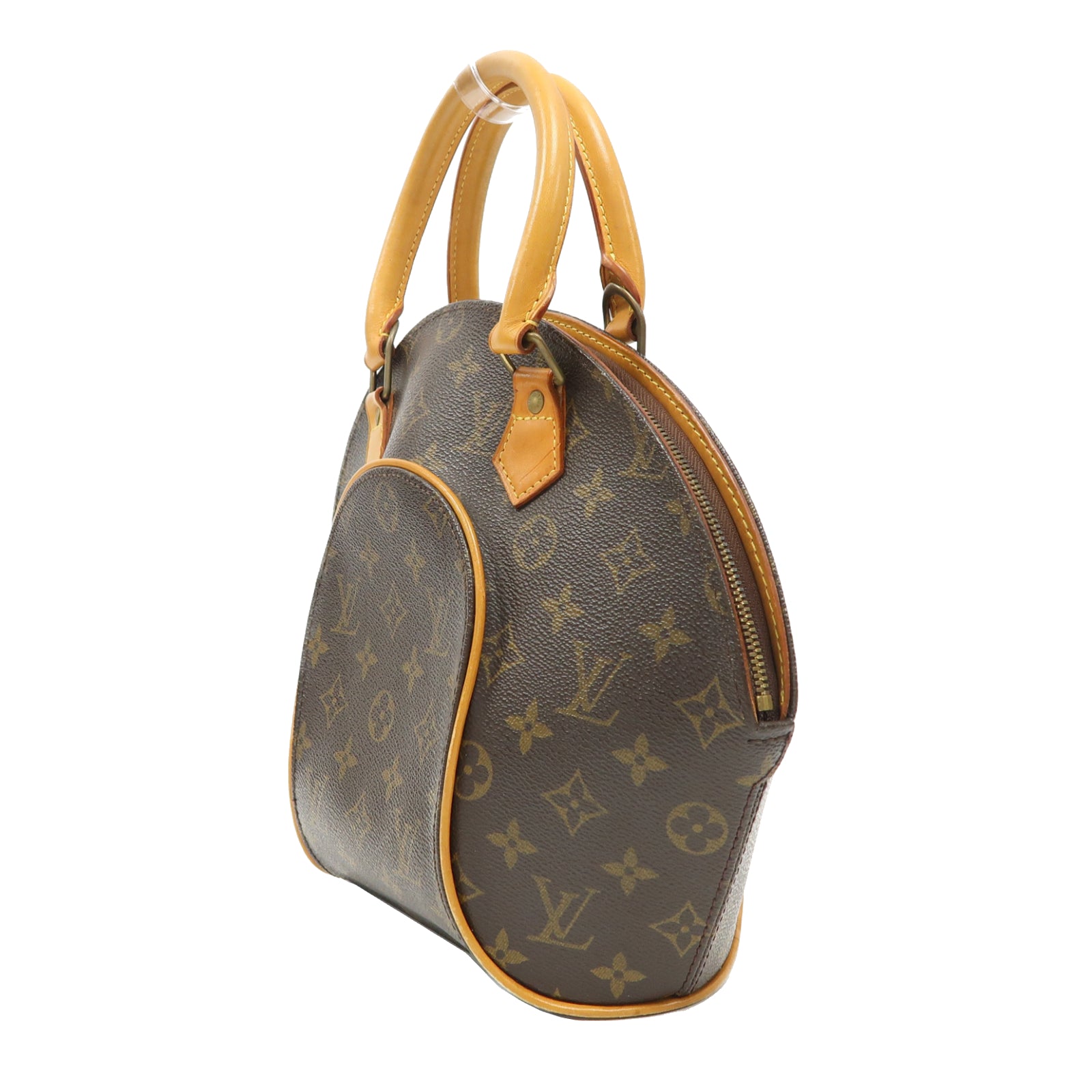 LOUIS VUITTON 【激減優惠】Monogram Ellipse PM金扣手挽袋啡色